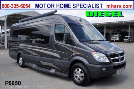 &lt;a href=&quot;http://www.mhsrv.com/winnebago-rvs/&quot;&gt;&lt;img src=&quot;http://www.mhsrv.com/images/sold-winnebago.jpg&quot; width=&quot;383&quot; height=&quot;141&quot; border=&quot;0&quot; /&gt;&lt;/a&gt; Used Winnebago RV /TX 3/18/13/ - 2009 Winnebago Era Limited (170XL) is approximately 24 feet in length with 32,012 miles, 154HP Mercedes engine, Sprinter chassis, 2.5KW Onan generator, power windows and locks, cruise control, tilt steering wheel, power mirrors, in-dash CD player, dual safety airbags, patio awning, electric/gas water heater, aluminum wheels, black tank rinsing system, exterior shower, 5K lb. hitch, soft touch vinyl ceilings, leather U-shaped booth that converts to sleeper, black-out shades, microwave, 3 burner range, solid surface kitchen counter, sink cover, refrigerator, all in 1 bath, shower, ducted roof A/C and a LCD TV with CD/DVD player. For complete details visit Motor Home Specialist at MHSRV .com or 800-335-6054.
