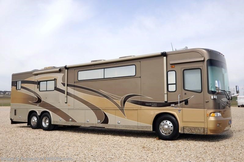 44 Veranda Rv 2009 Country Coach Veranda Bath & 1/2 Luxury RV W/4 Slides including ...