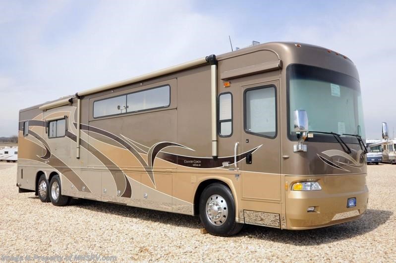 44 Veranda Rv 2009 Country Coach Veranda Bath & 1/2 Luxury RV W/4 Slides including ...