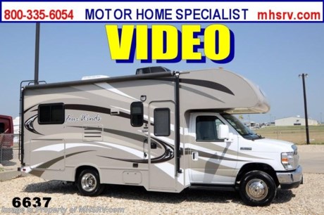 &lt;a href=&quot;http://www.mhsrv.com/thor-motor-coach/&quot;&gt;&lt;img src=&quot;http://www.mhsrv.com/images/sold-thor.jpg&quot; width=&quot;383&quot; height=&quot;141&quot; border=&quot;0&quot; /&gt;&lt;/a&gt; Purchase any time before the World&#39;s RV Show ends Sept. 14th, 2013 and MHSRV will Donate $1,000 to the Intrepid Fallen Heroes Fund with purchase of this unit. / TX 8/13/13/ Complete details at MHSRV .com or 800-335-6054. This Unit is also an EMERGENCY 911 Inventory Reduction Sale Unit! DRASTICALLY REDUCED to Make Room for Over 550 New 2014 Models on Order! Don&#39;t hesitate! When it&#39;s gone.......it&#39;s GONE! &lt;object width=&quot;400&quot; height=&quot;300&quot;&gt;&lt;param name=&quot;movie&quot; value=&quot;http://www.youtube.com/v/S7FvsC3Fiv4?version=3&amp;amp;hl=en_US&quot;&gt;&lt;/param&gt;&lt;param name=&quot;allowFullScreen&quot; value=&quot;true&quot;&gt;&lt;/param&gt;&lt;param name=&quot;allowscriptaccess&quot; value=&quot;always&quot;&gt;&lt;/param&gt;&lt;embed src=&quot;http://www.youtube.com/v/S7FvsC3Fiv4?version=3&amp;amp;hl=en_US&quot; type=&quot;application/x-shockwave-flash&quot; width=&quot;400&quot; height=&quot;300&quot; allowscriptaccess=&quot;always&quot; allowfullscreen=&quot;true&quot;&gt;&lt;/embed&gt;&lt;/object&gt; #1 Thor Motor Coach Dealer in the World. MSRP $78,723. Visit MHSRV .com or Call 800-335-6054. New 2014 Thor Motor Coach Four Winds Class C RV. Model 22E with Ford E-350 chassis &amp; Ford Triton V-10 engine. This unit measures approximately 23 feet 11 inches in length Optional equipment includes Mineral HD-Max exterior, 32 inch TV with DVD player &amp; swivel, wheel liners, back-up monitor, auto transfer switch &amp; heated holding tanks. The Four Winds Class C RV has an incredible list of standard features for 2014 including Mega exterior storage, power windows and locks, double door refrigerator, skylight, roof A/C unit, 4000 Onan Micro Quiet generator, slick fiberglass exterior, patio awning, full extension drawer glides, roof ladder, bedspread &amp; pillow shams and much more. FOR ADDITIONAL INFORMATION &amp; PRODUCT VIDEO Please visit Motor Home Specialist at  MHSRV .com or Call 800-335-6054. At Motor Home Specialist we DO NOT charge any prep or orientation fees like you will find at other dealerships. All sale prices include a 200 point inspection, interior &amp; exterior wash &amp; detail of vehicle, a thorough coach orientation with an MHS technician, an RV Starter&#39;s kit, a nights stay in our delivery park featuring landscaped and covered pads with full hook-ups and much more! Read From Thousands of Testimonials at MHSRV .com and See What They Had to Say About Their Experience at Motor Home Specialist. WHY PAY MORE?...... WHY SETTLE FOR LESS?