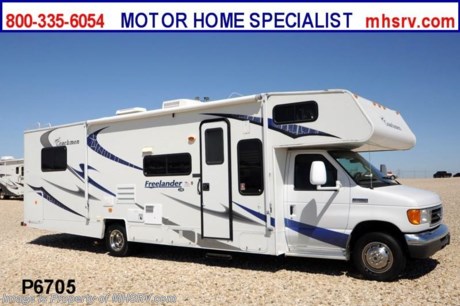 &lt;a href=&quot;http://www.mhsrv.com/coachmen-rv/&quot;&gt;&lt;img src=&quot;http://www.mhsrv.com/images/sold-coachmen.jpg&quot; width=&quot;383&quot; height=&quot;141&quot; border=&quot;0&quot; /&gt;&lt;/a&gt; Used Coachmen RV /WI 4/4/13/ - 2007 Coachmen Freelander (3100) with slide and only 8,724 MILES! This RV is approximately 31 feet in length with a Ford engine, Ford transmission, Ford 450 chassis, power windows and locks, 4KW Onan generator with only 95 hours, patio awning, slide-out room toppers, electric/gas water heater, pass-thru storage, 5K lb. hitch, cruise control, tilt steering wheel, in-dash CD player, dual safety airbags,  wheel simulators, CD/DVD player, leather sofa, booth converts to sleeper, night shades, microwave, 3 burner range with gas oven, refrigerator, glass door shower, cab over bunk, ducted roof A/C, 2 LCD TVs and much more. For complete details visit Motor Home Specialist at MHSRV .com or 800-335-6054.