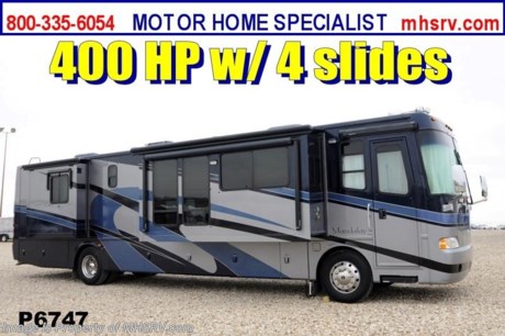 &lt;a href=&quot;http://www.mhsrv.com/other-rvs-for-sale/mandalay-rv/&quot;&gt;&lt;img src=&quot;http://www.mhsrv.com/images/sold-mandalay.jpg&quot; width=&quot;383&quot; height=&quot;141&quot; border=&quot;0&quot; /&gt;&lt;/a&gt;

&lt;object width=&quot;400&quot; height=&quot;300&quot;&gt;&lt;param name=&quot;movie&quot; value=&quot;http://www.youtube.com/v/fBpsq4hH-Ws?version=3&amp;amp;hl=en_US&quot;&gt;&lt;/param&gt;&lt;param name=&quot;allowFullScreen&quot; value=&quot;true&quot;&gt;&lt;/param&gt;&lt;param name=&quot;allowscriptaccess&quot; value=&quot;always&quot;&gt;&lt;/param&gt;&lt;embed src=&quot;http://www.youtube.com/v/fBpsq4hH-Ws?version=3&amp;amp;hl=en_US&quot; type=&quot;application/x-shockwave-flash&quot; width=&quot;400&quot; height=&quot;300&quot; allowscriptaccess=&quot;always&quot; allowfullscreen=&quot;true&quot;&gt;&lt;/embed&gt;&lt;/object&gt;Used Four Winds RV /CO 4/13/13/ - 2005 Four Winds Mandalay (40F) with 4 slides and 35,496 miles. This RV is approximately 41 feet in length with a 400HP Cummins diesel engine with side radiator, Allison 6 speed automatic transmission, Freightliner raised rail chassis with IFS, 8KW Onan diesel generator with AGS on power slide, power patio and door awnings, window awnings, electric/gas water heater, 50 Amp power cord reel, pass-thru storage with side swing baggage doors, 2 full length slide out cargo trays, aluminum wheels, bay heater, solar panel, 10K lb. hitch, automatic hydraulic leveling system, color back up camera, Magnum inverter, ceramic tile floors, computer desk and work station at dinette, dual pane windows, convection microwave, washer/dryer combo, king size bed, 2 ducted roof A/Cs with heat pump and 2 LCD TVs. For complete details visit Motor Home Specialist at MHSRV .com or 800-335-6054