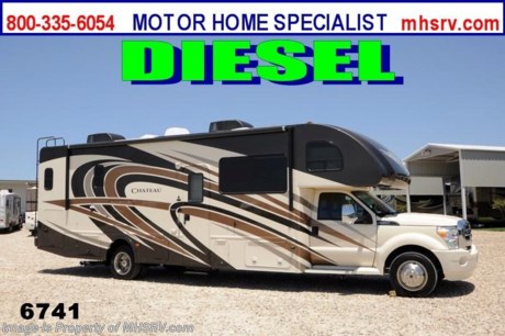 &lt;a href=&quot;http://www.mhsrv.com/thor-motor-coach/&quot;&gt;&lt;img src=&quot;http://www.mhsrv.com/images/sold-thor.jpg&quot; width=&quot;383&quot; height=&quot;141&quot; border=&quot;0&quot; /&gt;&lt;/a&gt; Purchase any time before the World&#39;s RV Show ends Sept. 14th, 2013 and MHSRV will Donate $1,000 to the Intrepid Fallen Heroes Fund with purchase of this unit. Complete details at MHSRV .com or 800-335-6054. / TX 8/7/13/ &lt;object width=&quot;400&quot; height=&quot;300&quot;&gt;&lt;param name=&quot;movie&quot; value=&quot;http://www.youtube.com/v/fBpsq4hH-Ws?version=3&amp;amp;hl=en_US&quot;&gt;&lt;/param&gt;&lt;param name=&quot;allowFullScreen&quot; value=&quot;true&quot;&gt;&lt;/param&gt;&lt;param name=&quot;allowscriptaccess&quot; value=&quot;always&quot;&gt;&lt;/param&gt;&lt;embed src=&quot;http://www.youtube.com/v/fBpsq4hH-Ws?version=3&amp;amp;hl=en_US&quot; type=&quot;application/x-shockwave-flash&quot; width=&quot;400&quot; height=&quot;300&quot; allowscriptaccess=&quot;always&quot; allowfullscreen=&quot;true&quot;&gt;&lt;/embed&gt;&lt;/object&gt; MSRP $158,748. 2014 Thor Motor Coach 33SW Super C model motor home with a full wall slide. This unit is powered by the powerful 300 HP Powerstroke 6.7L diesel engine with 660 lb. ft. of torque. It rides on a Ford F-550 chassis with a 6-speed automatic transmission and boast a big 10,000 lb. hitch, rear pass-thru MEGA-Storage, extreme duty 4 wheel ABS disc brakes and an electronic brake controller integrated into the dash. Options include the beautiful Palm Beach full body paint exterior, Olympic Cherry cabinetry, single child safety tether, (2) Fantastic Fans including one in the overhead bunk area, exterior entertainment center and an upgraded 6.0 KW Onan diesel generator. The Chateau 33SW is approximately 34 feet 6 inches long and also features a plush U-shaped dinette and sofa, (2) roof air conditioners, gel coat fiberglass exterior, power patio awning, automatic hydraulic leveling system, residential refrigerator, house inverter, 30 inch over the range microwave, back-up monitor with side view cameras, remote heated exterior mirrors, power windows and locks, leatherette driver &amp; passenger captain&#39;s chairs, fiberglass running boards, keyless cab entry, valve stem extenders, soft touch ceilings, bedroom LCD TV with DVD player, large LCD TV with DVD player in the living area on a swivel, heated holding tanks and a king sized bed with upgraded mattress. Motor Home Specialist is the #1 Thor Motor Coach Dealer in the World. For additional information about this incredible Super C motor home please feel free to visit MHSRV .com or call Motor Home Specialist at 800-335-6054. At Motor Home Specialist we DO NOT charge any prep or orientation fees like you will find at other dealerships. All sale prices include a 200 point inspection, interior &amp; exterior wash &amp; detail of vehicle, a thorough coach orientation with an MHS technician, an RV Starter&#39;s kit, a nights stay in our delivery park featuring landscaped and covered pads with full hook-ups and much more! Read From Thousands of Testimonials at MHSRV .com and See What They Had to Say About Their Experience at Motor Home Specialist. WHY PAY MORE?...... WHY SETTLE FOR LESS?