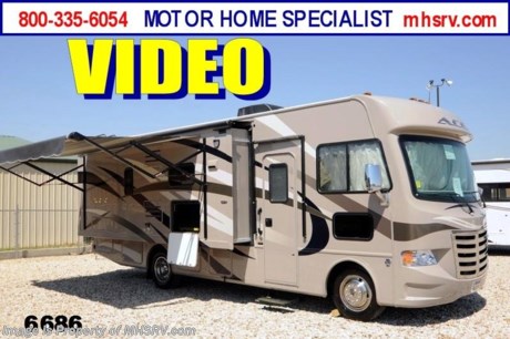 &lt;a href=&quot;http://www.mhsrv.com/thor-motor-coach/&quot;&gt;&lt;img src=&quot;http://www.mhsrv.com/images/sold-thor.jpg&quot; width=&quot;383&quot; height=&quot;141&quot; border=&quot;0&quot; /&gt;&lt;/a&gt;

&lt;object width=&quot;400&quot; height=&quot;300&quot;&gt;&lt;param name=&quot;movie&quot; value=&quot;http://www.youtube.com/v/IK6i7SriLik?version=3&amp;amp;hl=en_US&quot;&gt;&lt;/param&gt;&lt;param name=&quot;allowFullScreen&quot; value=&quot;true&quot;&gt;&lt;/param&gt;&lt;param name=&quot;allowscriptaccess&quot; value=&quot;always&quot;&gt;&lt;/param&gt;&lt;embed src=&quot;http://www.youtube.com/v/IK6i7SriLik?version=3&amp;amp;hl=en_US&quot; type=&quot;application/x-shockwave-flash&quot; width=&quot;400&quot; height=&quot;300&quot; allowscriptaccess=&quot;always&quot; allowfullscreen=&quot;true&quot;&gt;&lt;/embed&gt;&lt;/object&gt;MSRP $101,389. New 2014 Thor Motor Coach A.C.E. /TX 5/25/13/ Model 27.1 features a huge slide-out room and king sized bed. The A.C.E. is the class A &amp; C Evolution. It Combines many of the most popular features of a class A motor home and a class C motor home to make something truly unique to the RV industry. This unit measures approximately 28 feet 7 inches in length. Optional equipment includes beautiful Cascade HD-Max exterior, exterior 32&quot; TV, heated power side mirrors with integrated side view cameras, LCD TV &amp; DVD player in master bedroom, upgraded 15.0 BTU ducted roof A/C unit, automatic leveling jacks with touch pad controls, second auxiliary battery and a power vent in bathroom. The A.C.E. also features a LCD TV, drop down overhead bunk, a mud-room, a Ford Triton V-10 engine, roof ladder and much more. FOR ADDITIONAL INFORMATION, VIDEO, MSRP, BROCHURE, PHOTOS &amp; MORE PLEASE CALL 800-335-6054 or VISIT MHSRV .com At Motor Home Specialist we DO NOT charge any prep or orientation fees like you will find at other dealerships. All sale prices include a 200 point inspection, interior &amp; exterior wash &amp; detail of vehicle, a thorough coach orientation with an MHS technician, an RV Starter&#39;s kit, a nights stay in our delivery park featuring landscaped and covered pads with full hook-ups and much more! Read From Thousands of Testimonials at MHSRV .com and See What They Had to Say About Their Experience at Motor Home Specialist. WHY PAY MORE?...... WHY SETTLE FOR LESS?