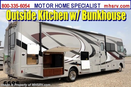 &lt;a href=&quot;http://www.mhsrv.com/thor-motor-coach/&quot;&gt;&lt;img src=&quot;http://www.mhsrv.com/images/sold-thor.jpg&quot; width=&quot;383&quot; height=&quot;141&quot; border=&quot;0&quot; /&gt;&lt;/a&gt; Purchase any time before the World&#39;s RV Show ends Sept. 14th, 2013 and MHSRV will Donate $1,000 to the Intrepid Fallen Heroes Fund with purchase of this unit. Complete details at MHSRV .com or 800-335-6054. / AL 8/24/13/ &lt;object width=&quot;400&quot; height=&quot;300&quot;&gt;&lt;param name=&quot;movie&quot; value=&quot;http://www.youtube.com/v/fBpsq4hH-Ws?version=3&amp;amp;hl=en_US&quot;&gt;&lt;/param&gt;&lt;param name=&quot;allowFullScreen&quot; value=&quot;true&quot;&gt;&lt;/param&gt;&lt;param name=&quot;allowscriptaccess&quot; value=&quot;always&quot;&gt;&lt;/param&gt;&lt;embed src=&quot;http://www.youtube.com/v/fBpsq4hH-Ws?version=3&amp;amp;hl=en_US&quot; type=&quot;application/x-shockwave-flash&quot; width=&quot;400&quot; height=&quot;300&quot; allowscriptaccess=&quot;always&quot; allowfullscreen=&quot;true&quot;&gt;&lt;/embed&gt;&lt;/object&gt;For the Lowest Price Visit MHSRV .com or Call 800-335-6054. The All New 2014 Thor Motor Coach Hurricane Model 34J MSRP $129,373. This all new Class A bunkbed motor home is approximately 35 foot 5 inches wide and  features a Ford chassis, a V-10 Ford engine, a full wall slide, dream booth dinette, bunk beds with convertible sofa feature, side hinged baggage doors, king size bed, 32 inch LCD TV in the living area &amp; a 68 inch Hide-A-Bed sofa w/air mattress. Other exciting features on the 2014 Hurricane include automatic leveling jacks,5.5KW Onan generator, dual auxiliary batteries, electric patio awning, roof ladder, electric entry step, 5,000 lb. hitch, back-up camera, double door refrigerator, (2) 13.5 BTU ducted roof A/Cs and much more. Optional equipment includes the all new Olympic Cherry wood package, Lacquer HD-Max exterior, bedroom LCD TV, LCD TV for each bunkbed, exterior entertainment system, 600 Watt inverter, exterior refrigerator, portable gas grill, exterior sink, solid surface kitchen counter, front electric drop-down over head bunk, attic fan in kitchen, heated holding tank pads, valve stem extenders, six way power driver seat and heated power mirrors with integrated side view cameras. For INTERNET SALE PRICE, ADDITIONAL PHOTOS, DETAILS, VIDEOS &amp; MORE PLEASE VISIT MOTOR HOME SPECIALIST at MHSRV .com or Call 800-335-6054. At Motor Home Specialist we DO NOT charge any prep or orientation fees like you will find at other dealerships. All sale prices include a 200 point inspection, interior &amp; exterior wash &amp; detail of vehicle, a thorough coach orientation with an MHS technician, an RV Starter&#39;s kit, a nights stay in our delivery park featuring landscaped and covered pads with full hook-ups and much more! Read From Thousands of Testimonials at MHSRV .com and See What They Had to Say About Their Experience at Motor Home Specialist. WHY PAY MORE?...... WHY SETTLE FOR LESS?