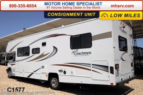 /TX 5/7/14 &lt;a href=&quot;http://www.mhsrv.com/coachmen-rv/&quot;&gt;&lt;img src=&quot;http://www.mhsrv.com/images/sold-coachmen.jpg&quot; width=&quot;383&quot; height=&quot;141&quot; border=&quot;0&quot;/&gt;&lt;/a&gt; **Consignment** Used 2014 Coachmen Freelander Model 28QB. This Class C RV measures approximately 30 feet 4 inches in length and features a tremendous amount of living &amp; storage area. Features include a back-up camera with stereo, stainless steel wheel inserts, valve stem extenders, LCD TV w/DVD player, rear ladder, Travel easy Roadside Assistance, child safety net &amp; ladder, heated tank pads and the beautiful Glazed Maple wood package. The Coachmen Freelander RV also features a Chevy 4500 series chassis, 6.0L Vortec V-8, 6-speed automatic transmission, 57 gallon fuel tank, the Azdel SuperLite composite sidewalls and more. 