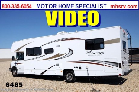 &lt;a href=&quot;http://www.mhsrv.com/coachmen-rv/&quot;&gt;&lt;img src=&quot;http://www.mhsrv.com/images/sold-coachmen.jpg&quot; width=&quot;383&quot; height=&quot;141&quot; border=&quot;0&quot; /&gt;&lt;/a&gt;

&lt;object width=&quot;400&quot; height=&quot;300&quot;&gt;&lt;param name=&quot;movie&quot; value=&quot;http://www.youtube.com/v/DFuqjEDXefI?version=3&amp;amp;hl=en_US&quot;&gt;&lt;/param&gt;&lt;param name=&quot;allowFullScreen&quot; value=&quot;true&quot;&gt;&lt;/param&gt;&lt;param name=&quot;allowscriptaccess&quot; value=&quot;always&quot;&gt;&lt;/param&gt;&lt;embed src=&quot;http://www.youtube.com/v/DFuqjEDXefI?version=3&amp;amp;hl=en_US&quot; type=&quot;application/x-shockwave-flash&quot; width=&quot;400&quot; height=&quot;300&quot; allowscriptaccess=&quot;always&quot; allowfullscreen=&quot;true&quot;&gt;&lt;/embed&gt;&lt;/object&gt;MSRP $77,100. New 2014 Coachmen Freelander Model 28QB. /CO 7/5/13/ This Class C RV measures approximately 30 feet 4 inches in length and features a tremendous amount of living &amp; storage area. Options include a back-up camera with stereo, stainless steel wheel inserts, valve stem extenders, LCD TV w/DVD player, rear ladder, Travel easy Roadside Assistance, child safety net &amp; ladder, heated tank pads and the beautiful Glazed Maple wood package. The Coachmen Freelander RV also features a Chevy 4500 series chassis, 6.0L Vortec V-8, 6-speed automatic transmission, 57 gallon fuel tank, the Azdel SuperLite composite sidewalls and more. Motor Home Specialist is the #1 VOLUME SELLING DEALER IN THE WORLD with 1 LOCATION! Call Motor Home Specialist at 800-335-6054 or Visit MHSRV .com - for Additional Photos, Details, Factory Window Sticker, Brochure, Videos &amp; More! At Motor Home Specialist we DO NOT charge any prep or orientation fees like you will find at other dealerships. All sale prices include a 200 point inspection, interior &amp; exterior wash &amp; detail of vehicle, a thorough coach orientation with an MHS technician, an RV Starter&#39;s kit, a nights stay in our delivery park featuring landscaped and covered pads with full hook-ups and much more! Read From Thousands of Testimonials at MHSRV .com and See What They Had to Say About Their Experience at Motor Home Specialist. WHY PAY MORE?...... WHY SETTLE FOR LESS?