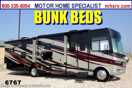 For the Lowest Price Visit MHSRV .com or Call 800-335-6054. Purchase this unit any time before the World&#39;s RV Show ends Sept. 14th, 2013 and receive a $2,000 VISA Gift Card. MHSRV will also Donate $1,000 to the Intrepid Fallen Heroes Fund. Complete details at MHSRV .com or 800-335-6054. /TX 9/11/2013 &lt;a href=&quot;http://www.mhsrv.com/forest-river-rv/&quot;&gt;&lt;img src=&quot;http://www.mhsrv.com/images/sold-forestriver.jpg&quot; width=&quot;383&quot; height=&quot;141&quot; border=&quot;0&quot; /&gt;&lt;/a&gt; MSRP $155,816. New 2014 Forest River Georgetown: Model 352XL. This RV measures approximately 36 feet 8 inches in length &amp; features 4 slide-out rooms as well as bunkbeds. Optional equipment includes full body paint, 2nd ducted roof A/C with heat strip (rear), upgraded 15.0 ducted roof A/C with heat strip (front), Fantastic Fan in bathroom, power driver&#39;s seat, dual pane windows, Convection microwave W/cook top, roller shades, Porcelain tile, GPS Navigation with Sirius Radio, outside entertainment center, Euro recliner &amp; large front mount LCD TV. The all new Forest River Georgetown also features a Triton V-10 engine, aluminum wheels, 24,000 lb. Ford chassis &amp; much more. FOR ADDITIONAL PHOTOS, INFORMATION, BROCHURE, GEORGETOWN PRODUCT VIDEO AND MORE visit Motor Home Specialist at MHSRV .com or call 800-335-6054. At Motor Home Specialist we DO NOT charge any prep or orientation fees like you will find at other dealerships. All sale prices include a 200 point inspection, interior &amp; exterior wash &amp; detail of vehicle, a thorough coach orientation with an MHS technician, an RV Starter&#39;s kit, a nights stay in our delivery park featuring landscaped and covered pads with full hook-ups and much more! Read From Thousands of Testimonials at MHSRV .com and See What They Had to Say About Their Experience at Motor Home Specialist. WHY PAY MORE?...... WHY SETTLE FOR LESS? &lt;object width=&quot;400&quot; height=&quot;300&quot;&gt;&lt;param name=&quot;movie&quot; value=&quot;http://www.youtube.com/v/fBpsq4hH-Ws?version=3&amp;amp;hl=en_US&quot;&gt;&lt;/param&gt;&lt;param name=&quot;allowFullScreen&quot; value=&quot;true&quot;&gt;&lt;/param&gt;&lt;param name=&quot;allowscriptaccess&quot; value=&quot;always&quot;&gt;&lt;/param&gt;&lt;embed src=&quot;http://www.youtube.com/v/fBpsq4hH-Ws?version=3&amp;amp;hl=en_US&quot; type=&quot;application/x-shockwave-flash&quot; width=&quot;400&quot; height=&quot;300&quot; allowscriptaccess=&quot;always&quot; allowfullscreen=&quot;true&quot;&gt;&lt;/embed&gt;&lt;/object&gt;