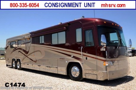 /WA 11/5/2013 &lt;a href=&quot;http://www.mhsrv.com/country-coach-rv/&quot;&gt;&lt;img src=&quot;http://www.mhsrv.com/images/sold-countrycoach.jpg&quot; width=&quot;383&quot; height=&quot;141&quot; border=&quot;0&quot; /&gt;&lt;/a&gt; ** Consignment** Used Country Coach RV for Sale- 2003 Country Coach Affinity with 3 slides and 50,505 miles. This RV is approximately 44 feet in length with a 505 Caterpillar diesel engine, Allison 6 speed automatic transmission, Dynamax raised rail chassis with IFS and tag axle, 12.5KW Onan diesel generator on a power slide, 2 Girard power patio awnings, slide-out room toppers, Atwood Hydronic heating system, power 50 Amp cord reel, pass-thru storage, exterior freezer, full length slide-out cargo tray, aluminum wheels, exterior sink, 10K lb. hitch, automatic air leveling system, back up camera, exterior entertainment center, 2 Xantrax inverters, heated ceramic tile floors, all hardwood cabinets, all electric coach, solid surface counters, dual pane windows, residential refrigerator with water and ice on door, washer/dryer stack, safe, 3 ducted roof A/Cs with heat pumps and 3 TVs. For additional information and photos please visit Motor Home Specialist at www.MHSRV .com or call 800-335-6054.