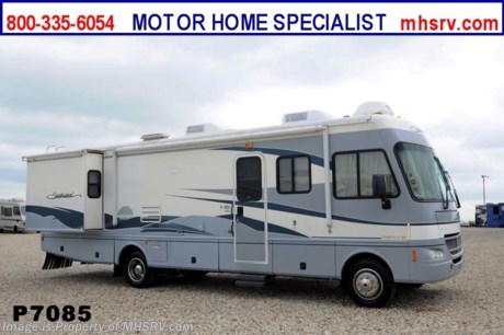 &lt;a href=&quot;http://www.mhsrv.com/fleetwood-rvs/&quot;&gt;&lt;img src=&quot;http://www.mhsrv.com/images/sold-fleetwood.jpg&quot; width=&quot;383&quot; height=&quot;141&quot; border=&quot;0&quot; /&gt;&lt;/a&gt; Used Fleetwood RV /TX 6/12/13/ - 2003 Fleetwood Southwind (32V) with 2 slides and 73,269 miles. This RV is approximately 32 feet in length with a 8100 Vortec engine, Workhorse chassis, 5.5KW Onan generator, power patio awning, slide-out room toppers, power mirrors with heat, electric/gas water heater, exterior shower, solar panel, 5K lb. hitch, hydraulic leveling system, back up camera, dual pane windows, solid surface kitchen countertop, all in1 bath, memory foam mattress, 2 ducted roof A/Cs and 2 TVs. For additional information and photos please visit Motor Home Specialist at www.MHSRV .com or call 800-335-6054.