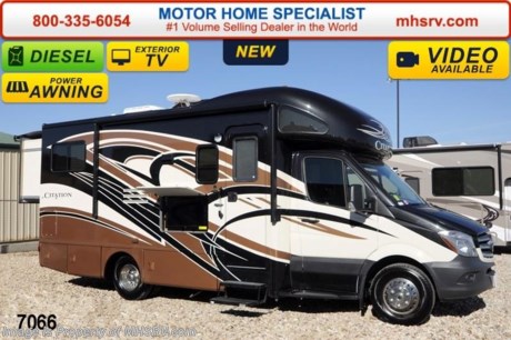 /WA 4/15/14 &lt;a href=&quot;http://www.mhsrv.com/thor-motor-coach/&quot;&gt;&lt;img src=&quot;http://www.mhsrv.com/images/sold-thor.jpg&quot; width=&quot;383&quot; height=&quot;141&quot; border=&quot;0&quot;/&gt;&lt;/a&gt; 2014 CLOSEOUT! Receive a $1,000 VISA Gift Card with purchase from Motor Home Specialist while supplies last!   &lt;object width=&quot;400&quot; height=&quot;300&quot;&gt;&lt;param name=&quot;movie&quot; value=&quot;http://www.youtube.com/v/HQY4eaKwnWQ?hl=en_US&amp;amp;version=3&quot;&gt;&lt;/param&gt;&lt;param name=&quot;allowFullScreen&quot; value=&quot;true&quot;&gt;&lt;/param&gt;&lt;param name=&quot;allowscriptaccess&quot; value=&quot;always&quot;&gt;&lt;/param&gt;&lt;embed src=&quot;http://www.youtube.com/v/HQY4eaKwnWQ?hl=en_US&amp;amp;version=3&quot; type=&quot;application/x-shockwave-flash&quot; width=&quot;400&quot; height=&quot;300&quot; allowscriptaccess=&quot;always&quot; allowfullscreen=&quot;true&quot;&gt;&lt;/embed&gt;&lt;/object&gt; MSRP $128,658. New 2014 Thor Motor Coach Chateau Citation Sprinter Diesel. Model 24SR. This RV measures approximately 24ft. 6in. in length &amp; features 2 slide-out rooms. Optional equipment includes the Cafe Mocha full body paint exterior, Exterior entertainment center, LCD TV in bedroom, 12V attic fan, wood dash applique, diesel generator, heated holding tank pads &amp; second auxiliary battery. The all new 2014 Chateau Citation Sprinter also features a turbo diesel engine, AM/FM/CD, power windows &amp; locks, keyless entry &amp; much more. For additional photos and information on this unit please visit Motor Home Specialist at MHSRV .com or call 800-335-6054. At Motor Home Specialist we DO NOT charge any prep or orientation fees like you will find at other dealerships. All sale prices include a 200 point inspection, interior &amp; exterior wash &amp; detail of vehicle, a thorough coach orientation with an MHS technician, an RV Starter&#39;s kit, a nights stay in our delivery park featuring landscaped and covered pads with full hook-ups and much more! Read From Thousands of Testimonials at MHSRV .com and See What They Had to Say About Their Experience at Motor Home Specialist. WHY PAY MORE?...... WHY SETTLE FOR LESS?
