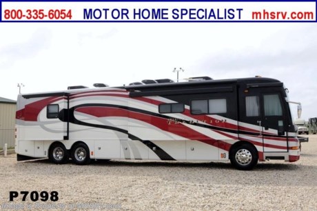 &lt;a href=&quot;http://www.mhsrv.com/american-coach-rv/&quot;&gt;&lt;img src=&quot;http://www.mhsrv.com/images/sold-americancoach.jpg&quot; width=&quot;383&quot; height=&quot;141&quot; border=&quot;0&quot; /&gt;&lt;/a&gt;

&lt;object width=&quot;400&quot; height=&quot;300&quot;&gt;&lt;param name=&quot;movie&quot; value=&quot;http://www.youtube.com/v/fBpsq4hH-Ws?version=3&amp;amp;hl=en_US&quot;&gt;&lt;/param&gt;&lt;param name=&quot;allowFullScreen&quot; value=&quot;true&quot;&gt;&lt;/param&gt;&lt;param name=&quot;allowscriptaccess&quot; value=&quot;always&quot;&gt;&lt;/param&gt;&lt;embed src=&quot;http://www.youtube.com/v/fBpsq4hH-Ws?version=3&amp;amp;hl=en_US&quot; type=&quot;application/x-shockwave-flash&quot; width=&quot;400&quot; height=&quot;300&quot; allowscriptaccess=&quot;always&quot; allowfullscreen=&quot;true&quot;&gt;&lt;/embed&gt;&lt;/object&gt; Used American Coach RV /OK 7/5/13/ - 2007 American Tradition (42R) with 4 slides and 41,342 miles. This RV is approximately 42 feet in length with a 400 HP Cummins diesel engine with side radiator, Allison 6 speed transmission, Spartan raised rail chassis with tag axle, power mirrors with heat, GPS, 10KW Onan diesel generator with AGS on a power slide, power patio and door awnings, power window awnings, slide-out room toppers, 50Amp power cord reel, Hydro-Hot water heater, pass-thru storage with side swing baggage doors, full length and half length slide-out cargo trays, aluminum wheels, solar panel, 10K. lb hitch, automatic hydraulic and air leveling systems, 3 camera monitoring system, exterior entertainment system, Magnum inverter, ceramic tile floors, multi-plex lighting, solid surface counters, washer/dryer combo, dual pane windows, king size dual sleep number bed, 3 ducted roof A/Cs with heat pump and 3 LCD TVs with CD/DVD players. For additional information and photos please visit Motor Home Specialist at www.MHSRV .com or call 800-335-6054.