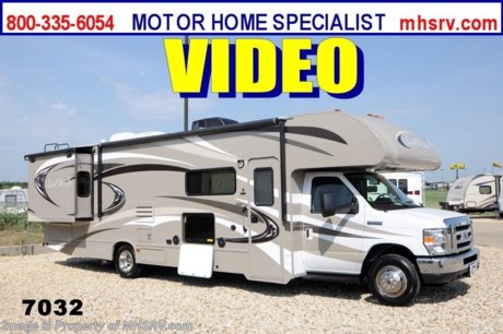 &lt;a href=&quot;http://www.mhsrv.com/thor-motor-coach/&quot;&gt;&lt;img src=&quot;http://www.mhsrv.com/images/sold-thor.jpg&quot; width=&quot;383&quot; height=&quot;141&quot; border=&quot;0&quot; /&gt;&lt;/a&gt; Purchase any time before the World&#39;s RV Show ends Sept. 14th, 2013 and MHSRV will Donate $1,000 to the Intrepid Fallen Heroes Fund with purchase of this unit. Complete details at MHSRV .com or 800-335-6054. / TX 8/7/13/ Visit MHSRV .com for Internet Sale Price or call 800-335-6054 for sale price!  &lt;object width=&quot;400&quot; height=&quot;300&quot;&gt;&lt;param name=&quot;movie&quot; value=&quot;http://www.youtube.com/v/S7FvsC3Fiv4?version=3&amp;amp;hl=en_US&quot;&gt;&lt;/param&gt;&lt;param name=&quot;allowFullScreen&quot; value=&quot;true&quot;&gt;&lt;/param&gt;&lt;param name=&quot;allowscriptaccess&quot; value=&quot;always&quot;&gt;&lt;/param&gt;&lt;embed src=&quot;http://www.youtube.com/v/S7FvsC3Fiv4?version=3&amp;amp;hl=en_US&quot; type=&quot;application/x-shockwave-flash&quot; width=&quot;400&quot; height=&quot;300&quot; allowscriptaccess=&quot;always&quot; allowfullscreen=&quot;true&quot;&gt;&lt;/embed&gt;&lt;/object&gt;  MSRP $106,605. New 2014 Thor Motor Coach Four Winds Class C RV. Model 31L with Ford E-450 chassis, Ford Triton V-10 engine and measures approximately 32 feet 7 inches in length.  The Four Winds 31L features the Premier Package which includes solid surface kitchen countertop with pressed dinette top, roller shades, power charging center for electronics, enclosed area for sewer tank valves, water filter system, LED ceiling lights, black tank flush, 30 inch over the range microwave and exterior speakers. Optional equipment includes the HD-Max exterior, exterior entertainment center, child safety tether, 12V attic fan, upgraded 15.0 BTU A/C, exterior shower, second auxiliary battery, spare tire, hydraulic leveling jacks, heated exterior mirrors with integrated side view cameras, power driver&#39;s chair, cockpit carpet mat, wood dash appliqu&#233; as well as leatherette driver and passenger captain&#39;s chairs. The Four Winds 31L Class C RV has an incredible list of standard features including power windows and locks, mid-ship TV with DVD player, bedroom LED TV with DVD player, 3 burner high output range top with oven, gas/electric water heater, holding tanks with heat pads, auto transfer switch, wheel liners, valve stem extenders, keyless entry, automatic electric patio awning, back-up monitor, double door refrigerator, roof ladder, 4000 Onan Micro Quiet generator, slick fiberglass exterior, full extension drawer glides, bedspread &amp; pillow shams and much more. FOR ADDITIONAL INFORMATION, BROCHURE, WINDOW STICKER, PHOTOS &amp; VIDEOS PLEASE VISIT MOTOR HOME SPECIALIST AT MHSRV .com or CALL 800-335-6054. At Motor Home Specialist we DO NOT charge any prep or orientation fees like you will find at other dealerships. All sale prices include a 200 point inspection, interior &amp; exterior wash &amp; detail of vehicle, a thorough coach orientation with an MHS technician, an RV Starter&#39;s kit, a nights stay in our delivery park featuring landscaped and covered pads with full hook-ups and much more! Read From Thousands of Testimonials at MHSRV .com and See What They Had to Say About Their Experience at Motor Home Specialist. WHY PAY MORE?...... WHY SETTLE FOR LESS?