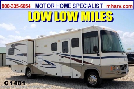 &lt;a href=&quot;http://www.mhsrv.com/other-rvs-for-sale/georgie-boy-rvs/&quot;&gt;&lt;img src=&quot;http://www.mhsrv.com/images/sold-georgieboy.jpg&quot; width=&quot;383&quot; height=&quot;141&quot; border=&quot;0&quot; /&gt;&lt;/a&gt; **Consignment** Used Georgie-Boy RV /TX 7/17/13/ - 2006 Georgie-Boy Pursuit (3500DS) with 2 slides and only 15,808 miles. This RV is approximately 33 feet in length with a Ford Triton V10 gas engine, Ford chassis, power mirrors with heat, 5.5 KW Onan generator with only 137 hours, patio awning, slide-out room toppers, electric/gas water heater, driver&#39;s door, exterior shower, 5K lb. hitch, hydraulic leveling system, back up camera, 2 Lazy Boy style recliners, workstation in bedroom, all in 1 bath, convection microwave, 2 ducted roof A/Cs and 2 LCD TVs with DVD players. For additional information and photos please visit Motor Home Specialist at www.MHSRV .com or call 800-335-6054.