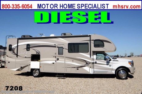 /VA 3/19/14  *SOLD*  Receive a $1,000 VISA Gift Card with purchase at The #1 Volume Selling Motor Home Dealer in the World! Offer expires March 31st, 2013. Visit MHSRV .com or Call 800-335-6054 for complete details.  &lt;object width=&quot;400&quot; height=&quot;300&quot;&gt;&lt;param name=&quot;movie&quot; value=&quot;//www.youtube.com/v/U2vRrY8X8lc?hl=en_US&amp;amp;version=3&quot;&gt;&lt;/param&gt;&lt;param name=&quot;allowFullScreen&quot; value=&quot;true&quot;&gt;&lt;/param&gt;&lt;param name=&quot;allowscriptaccess&quot; value=&quot;always&quot;&gt;&lt;/param&gt;&lt;embed src=&quot;//www.youtube.com/v/U2vRrY8X8lc?hl=en_US&amp;amp;version=3&quot; type=&quot;application/x-shockwave-flash&quot; width=&quot;400&quot; height=&quot;300&quot; allowscriptaccess=&quot;always&quot; allowfullscreen=&quot;true&quot;&gt;&lt;/embed&gt;&lt;/object&gt; MSRP $149,898. 2014 Thor Motor Coach 33SW Super C model motor home with a full wall slide.  This unit is powered by the powerful 300 HP Powerstroke 6.7L diesel engine with 660 lb. ft. of torque. It rides on a Ford F-550 chassis with a 6-speed automatic transmission and boast a big 10,000 lb. hitch, rear pass-thru MEGA-Storage, extreme duty 4 wheel ABS disc brakes and an electronic brake controller integrated into the dash. Options include the beautiful Mineral HD-Max exterior with premium durable Gel-Coat, Vintage Maple cabinetry, exterior entertainment center, (2) Fantastic Fans including one in the overhead bunk area, child safety seat tether and an upgraded 6.0 Onan diesel generator. The Four Winds 33SW is approximately 34 feet 6 inches long and also features a plush U-shaped dinette and sofa, dual roof air conditioners, power patio awning, one-touch automatic leveling system, residential refrigerator, 30 inch over the range microwave, solid surface counter top, touch screen AM/FM/CD/MP3 player, back-up monitor with side view cameras, remote heated exterior mirrors, power windows and locks, leatherette driver &amp; passenger captain&#39;s chairs, fiberglass running boards, soft touch ceilings, heavy duty ball bearing drawer guides, bedroom LCD TV, large LCD TV in the living area, an 1800-watt power inverter, heated holding tanks and a king sized bed. Motor Home Specialist is the #1 Thor Motor Coach Dealer in the World. For additional information about this incredible Super C motor home please feel free to visit MHSRV .com or call Motor Home Specialist at 800-335-6054. At Motor Home Specialist we DO NOT charge any prep or orientation fees like you will find at other dealerships. All sale prices include a 200 point inspection, interior &amp; exterior wash &amp; detail of vehicle, a thorough coach orientation with an MHS technician, an RV Starter&#39;s kit, a nights stay in our delivery park featuring landscaped and covered pads with full hook-ups and much more! Read From Thousands of Testimonials at MHSRV .com and See What They Had to Say About Their Experience at Motor Home Specialist. WHY PAY MORE?...... WHY SETTLE FOR LESS?