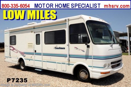 &lt;a href=&quot;http://www.mhsrv.com/coachmen-rv/&quot;&gt;&lt;img src=&quot;http://www.mhsrv.com/images/sold-coachmen.jpg&quot; width=&quot;383&quot; height=&quot;141&quot; border=&quot;0&quot; /&gt;&lt;/a&gt; Used Coachmen RV /TX 6/24/13/ - 1998 Coachmen Mirada (280QB) is approximately 28 feet in length with ONLY 18,927 MILES, Ford engine and chassis, 4KW Onan generator, cruise control, tilt steering wheel, curtains, patio awning, water heater, power step, roof ladder, 4K lb. hitch, sofa with jack knife sleeper, booth converts to sleeper, blinds, microwave, 3 burner range with gas oven, refrigerator, shower, roof A/C, LCD TV and much more. For additional information and photos please visit Motor Home Specialist at www.MHSRV .com or call 800-335-6054.