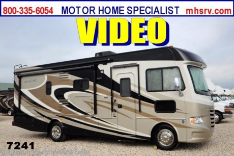 /tx 3/3/2014 &lt;a href=&quot;http://www.mhsrv.com/thor-motor-coach/&quot;&gt;&lt;img src=&quot;http://www.mhsrv.com/images/sold-thor.jpg&quot; width=&quot;383&quot; height=&quot;141&quot; border=&quot;0&quot;/&gt;&lt;/a&gt; Receive a $1,000 VISA Gift Card with purchase at The #1 Volume Selling Motor Home Dealer in the World! Offer expires March 31st, 2013. Visit MHSRV .com or Call 800-335-6054 for complete details.   &lt;object width=&quot;400&quot; height=&quot;300&quot;&gt;&lt;param name=&quot;movie&quot; value=&quot;http://www.youtube.com/v/IK6i7SriLik?version=3&amp;amp;hl=en_US&quot;&gt;&lt;/param&gt;&lt;param name=&quot;allowFullScreen&quot; value=&quot;true&quot;&gt;&lt;/param&gt;&lt;param name=&quot;allowscriptaccess&quot; value=&quot;always&quot;&gt;&lt;/param&gt;&lt;embed src=&quot;http://www.youtube.com/v/IK6i7SriLik?version=3&amp;amp;hl=en_US&quot; type=&quot;application/x-shockwave-flash&quot; width=&quot;400&quot; height=&quot;300&quot; allowscriptaccess=&quot;always&quot; allowfullscreen=&quot;true&quot;&gt;&lt;/embed&gt;&lt;/object&gt;For the Lowest Price Please Visit MHSRV .com or Call 800-335-6054. #1 Volume Selling Dealer in the World! MSRP $112,182. New 2014 Thor Motor Coach A.C.E. Model 27.1 features a huge slide-out room and king sized bed. The A.C.E. is the class A &amp; C Evolution. It Combines many of the most popular features of a class A motor home and a class C motor home to make something truly unique to the RV industry. This unit measures approximately 28 feet 7 inches in length. Optional equipment includes beautiful Tavertine full body paint, exterior 32&quot; TV, heated power side mirrors with integrated side view cameras, LCD TV &amp; DVD player in master bedroom, upgraded 15.0 BTU ducted roof A/C unit, automatic leveling jacks with touch pad controls, second auxiliary battery and (2) power roof vents. The A.C.E. also features a LCD TV, drop down overhead bunk, a mud-room, a Ford Triton V-10 engine, roof ladder and much more. FOR ADDITIONAL INFORMATION, VIDEO, MSRP, BROCHURE, PHOTOS &amp; MORE PLEASE CALL 800-335-6054 or VISIT MHSRV .com At Motor Home Specialist we DO NOT charge any prep or orientation fees like you will find at other dealerships. All sale prices include a 200 point inspection, interior &amp; exterior wash &amp; detail of vehicle, a thorough coach orientation with an MHS technician, an RV Starter&#39;s kit, a nights stay in our delivery park featuring landscaped and covered pads with full hook-ups and much more! Read From Thousands of Testimonials at MHSRV .com and See What They Had to Say About Their Experience at Motor Home Specialist. WHY PAY MORE?...... WHY SETTLE FOR LESS?