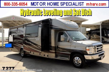 &lt;a href=&quot;http://www.mhsrv.com/coachmen-rv/&quot;&gt;&lt;img src=&quot;http://www.mhsrv.com/images/sold-coachmen.jpg&quot; width=&quot;383&quot; height=&quot;141&quot; border=&quot;0&quot; /&gt;&lt;/a&gt; 2013 Coachmen Concord 300TS w/3 Slide-out rooms and 8,132 miles. /AZ 7/6/13/ This RV measures approximately 30ft. 10in. with, aluminum wheels, King Dome satellite system, leveling jacks, full body paint upgrade, Brazilian cherry wood package, Onan 4000 generator, LCD TV with DVD in bedroom, 2nd auxiliary battery, power entrance step, 3-camera monitoring system, removable carpet set, satellite ready radio, power mirrors with heat, heated tanks, tank gate valves, exterior entertainment center, Travel Easy Roadside assistance, hitch &amp; wire, high gloss fiberglass sidewalls &amp; large LCD TV with speakers. A few standard features include the Ford E-450 super duty chassis, Ride-Rite air assist suspension system, exterior speakers &amp; the Azdel super light composite sidewalls.