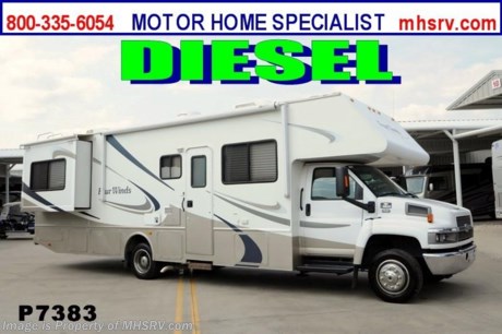 &lt;a href=&quot;http://www.mhsrv.com/four-winds-rv/&quot;&gt;&lt;img src=&quot;http://www.mhsrv.com/images/sold-fourwinds.jpg&quot; width=&quot;383&quot; height=&quot;141&quot; border=&quot;0&quot; /&gt;&lt;/a&gt; Used Thor Motor Coach RV / TX 7/29/13/ - 2006 Thor Four Winds (34G) with 2 slides and 27,421 miles. This super C RV is approximately 34 feet in length with a Duramax 300HP diesel engine, Chevrolet C5500 chassis, 5.5 KW Onan diesel generator, power windows and locks, power patio awning, slide-out room toppers, electric/gas water heater, 10K lb. hitch, automatic hydraulic leveling system, back up camera, all in 1 bath, king size dual sleep number bed, cab over bunk, 2 ducted roof A/Cs with electric heat and 2 TVs. For additional information and photos please visit Motor Home Specialist at www.MHSRV .com or call 800-335-6054. 