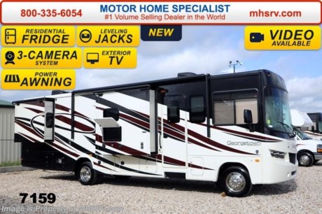/TX 3/19/14  *SOLD*  Receive a $1,000 VISA Gift Card with purchase at The #1 Volume Selling Motor Home Dealer in the World! Offer expires March 31st, 2013. Visit MHSRV .com or Call 800-335-6054 for complete details.   &lt;object width=&quot;400&quot; height=&quot;300&quot;&gt;&lt;param name=&quot;movie&quot; value=&quot;//www.youtube.com/v/4W3Jg2VApZo?hl=en_US&amp;amp;version=3&quot;&gt;&lt;/param&gt;&lt;param name=&quot;allowFullScreen&quot; value=&quot;true&quot;&gt;&lt;/param&gt;&lt;param name=&quot;allowscriptaccess&quot; value=&quot;always&quot;&gt;&lt;/param&gt;&lt;embed src=&quot;//www.youtube.com/v/4W3Jg2VApZo?hl=en_US&amp;amp;version=3&quot; type=&quot;application/x-shockwave-flash&quot; width=&quot;400&quot; height=&quot;300&quot; allowscriptaccess=&quot;always&quot; allowfullscreen=&quot;true&quot;&gt;&lt;/embed&gt;&lt;/object&gt; 

MSRP $126,768. New 2014 Forest River Georgetown: Model 328TS. This all new floor plan measures approximately 34 feet 4 inches in length &amp; features 3 slide-out rooms a 40&quot; mid ship TV and 32&quot; Bedroom TV. Optional equipment includes the Merlot Prestige Package which includes beautiful colored gel coat side walls with enhanced graphics, electric awning and frameless windows. Additional options include the exterior entertainment center, washer/dryer, the stainless steel package featuring a residential refrigerator, stainless steel microwave and stainless steel oven. You will also find a 13.5 BTU A/C with heat strips (Rear), 15.0 BTU A/C with heat strips (Front), 50 amp service, Onan 5.5 generator, linoleum IPO carpet, convection/microwave with oven, auto transfer switch, home theater system and an overhead bunk. The all new Forest River Georgetown also features a Ford Triton V-10 engine, deluxe solid surface kitchen countertops, Arctic Pack w/ Enclosed Tanks, Automatic Leveling Jacks, &amp; much more. FOR ADDITIONAL PHOTOS, INFORMATION, BROCHURE, GEORGETOWN PRODUCT VIDEO AND MORE visit Motor Home Specialist at MHSRV .com or call 800-335-6054. At Motor Home Specialist we DO NOT charge any prep or orientation fees like you will find at other dealerships. All sale prices include a 200 point inspection, interior &amp; exterior wash &amp; detail of vehicle, a thorough coach orientation with an MHS technician, an RV Starter&#39;s kit, a nights stay in our delivery park featuring landscaped and covered pads with full hook-ups and much more! Read From Thousands of Testimonials at MHSRV .com and See What They Had to Say About Their Experience at Motor Home Specialist. WHY PAY MORE?...... WHY SETTLE FOR LESS? &lt;object width=&quot;400&quot; height=&quot;300&quot;&gt;&lt;param name=&quot;movie&quot; value=&quot;http://www.youtube.com/v/Pu7wgPgva2o?version=3&amp;amp;hl=en_US&quot;&gt;&lt;/param&gt;&lt;param name=&quot;allowFullScreen&quot; value=&quot;true&quot;&gt;&lt;/param&gt;&lt;param name=&quot;allowscriptaccess&quot; value=&quot;always&quot;&gt;&lt;/param&gt;&lt;embed src=&quot;http://www.youtube.com/v/Pu7wgPgva2o?version=3&amp;amp;hl=en_US&quot; type=&quot;application/x-shockwave-flash&quot; width=&quot;400&quot; height=&quot;300&quot; allowscriptaccess=&quot;always&quot; allowfullscreen=&quot;true&quot;&gt;&lt;/embed&gt;&lt;/object&gt;