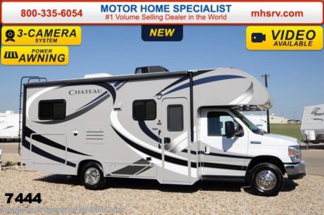/TX 7/14 &lt;a href=&quot;http://www.mhsrv.com/thor-motor-coach/&quot;&gt;&lt;img src=&quot;http://www.mhsrv.com/images/sold-thor.jpg&quot; width=&quot;383&quot; height=&quot;141&quot; border=&quot;0&quot;/&gt;&lt;/a&gt; 2014 CLOSEOUT! If you purchase now through July 31st, 2014 MHSRV will donate $1,000 to the Intrepid Fallen Heroes Fund adding to our now more than $265,000 already raised!  &lt;object width=&quot;400&quot; height=&quot;300&quot;&gt;&lt;param name=&quot;movie&quot; value=&quot;//www.youtube.com/v/zb5_686Rceo?version=3&amp;amp;hl=en_US&quot;&gt;&lt;/param&gt;&lt;param name=&quot;allowFullScreen&quot; value=&quot;true&quot;&gt;&lt;/param&gt;&lt;param name=&quot;allowscriptaccess&quot; value=&quot;always&quot;&gt;&lt;/param&gt;&lt;embed src=&quot;//www.youtube.com/v/zb5_686Rceo?version=3&amp;amp;hl=en_US&quot; type=&quot;application/x-shockwave-flash&quot; width=&quot;400&quot; height=&quot;300&quot; allowscriptaccess=&quot;always&quot; allowfullscreen=&quot;true&quot;&gt;&lt;/embed&gt;&lt;/object&gt;  For Lowest Price &amp; Largest Selection Visit the #1 Volume Selling Dealer in the World at MHSRV .com or Call 800-335-6054.  MSRP $89,011. New 2014 Thor Motor Coach Chateau Class C RV. Model 24C with slide-out, Ford E-350 chassis &amp; Ford Triton V-10 engine. This unit measures approximately 24 feet 11 inches in length. Optional equipment includes the all new HD-Max color exterior, large cabover LED TV with DVD player, convection microwave, leatherette U-Shaped dinette, child safety tether, power vent, exterior shower, gas/electric water heater, heated holding tanks, auto transfer switch, second auxiliary battery, wheel liners, valve stem extenders, keyless entry, spare tire, electric patio awning, back-up monitor, heated remote exterior mirrors with integrated side view cameras, leatherette driver &amp; passenger captain&#39;s chairs, cockpit carpet mat and wood dash applique. The Chateau Class C RV has an incredible list of standard features for 2014 including Mega exterior storage, an LCD TV, power windows and locks, U-shaped dinette/sleeper with seat belts, tinted coach glass, molded front cap, double door refrigerator, skylight, roof ladder, roof A/C unit, 4000 Onan Micro Quiet generator, slick fiberglass exterior, patio awning, full extension drawer glides, bedspread &amp; pillow shams and much more. FOR ADDITIONAL INFORMATION, BROCHURE, WINDOW STICKER, PHOTOS &amp; VIDEOS PLEASE VISIT MOTOR HOME SPECIALIST AT MHSRV .com or CALL 800-335-6054. At Motor Home Specialist we DO NOT charge any prep or orientation fees like you will find at other dealerships. All sale prices include a 200 point inspection, interior &amp; exterior wash &amp; detail of vehicle, a thorough coach orientation with an MHS technician, an RV Starter&#39;s kit, a nights stay in our delivery park featuring landscaped and covered pads with full hook-ups and much more! Read From Thousands of Testimonials at MHSRV .com and See What They Had to Say About Their Experience at Motor Home Specialist. WHY PAY MORE?...... WHY SETTLE FOR LESS?