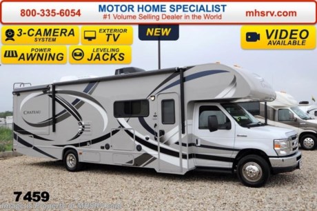 /CA 4/15/14 &lt;a href=&quot;http://www.mhsrv.com/thor-motor-coach/&quot;&gt;&lt;img src=&quot;http://www.mhsrv.com/images/sold-thor.jpg&quot; width=&quot;383&quot; height=&quot;141&quot; border=&quot;0&quot;/&gt;&lt;/a&gt; 2014 CLOSEOUT! Receive a $1,000 VISA Gift Card with purchase from Motor Home Specialist while supplies last!   &lt;object width=&quot;400&quot; height=&quot;300&quot;&gt;&lt;param name=&quot;movie&quot; value=&quot;//www.youtube.com/v/zb5_686Rceo?version=3&amp;amp;hl=en_US&quot;&gt;&lt;/param&gt;&lt;param name=&quot;allowFullScreen&quot; value=&quot;true&quot;&gt;&lt;/param&gt;&lt;param name=&quot;allowscriptaccess&quot; value=&quot;always&quot;&gt;&lt;/param&gt;&lt;embed src=&quot;//www.youtube.com/v/zb5_686Rceo?version=3&amp;amp;hl=en_US&quot; type=&quot;application/x-shockwave-flash&quot; width=&quot;400&quot; height=&quot;300&quot; allowscriptaccess=&quot;always&quot; allowfullscreen=&quot;true&quot;&gt;&lt;/embed&gt;&lt;/object&gt; For Lowest Price &amp; Largest Selection Visit the #1 Volume Selling Dealer in the World at MHSRV .com or Call 800-335-6054.  MSRP $106,605. New 2014 Thor Motor Coach Chateau Class C RV. Model 31L with Ford E-450 chassis, Ford Triton V-10 engine and measures approximately 32 feet 7 inches in length.  The Chateau 31L features the Premier Package which includes solid surface kitchen countertop with pressed dinette top, roller shades, power charging center for electronics, enclosed area for sewer tank valves, water filter system, LED ceiling lights, black tank flush, 30 inch over the range microwave and exterior speakers. Optional equipment includes the HD-Max exterior, exterior entertainment center, child safety tether, 12V attic fan, upgraded 15.0 BTU A/C, exterior shower, second auxiliary battery, spare tire, hydraulic leveling jacks, heated exterior mirrors with integrated side view cameras, power driver&#39;s chair, cockpit carpet mat, wood dash appliqu&#233; as well as leatherette driver and passenger captain&#39;s chairs. The Chateau 31L Class C RV has an incredible list of standard features including power windows and locks, mid-ship TV with DVD player, bedroom LED TV with DVD player, 3 burner high output range top with oven, gas/electric water heater, holding tanks with heat pads, auto transfer switch, wheel liners, valve stem extenders, keyless entry, automatic electric patio awning, back-up monitor, double door refrigerator, roof ladder, 4000 Onan Micro Quiet generator, slick fiberglass exterior, full extension drawer glides, bedspread &amp; pillow shams and much more. FOR ADDITIONAL INFORMATION, BROCHURE, WINDOW STICKER, PHOTOS &amp; VIDEOS PLEASE VISIT MOTOR HOME SPECIALIST AT MHSRV .com or CALL 800-335-6054. At Motor Home Specialist we DO NOT charge any prep or orientation fees like you will find at other dealerships. All sale prices include a 200 point inspection, interior &amp; exterior wash &amp; detail of vehicle, a thorough coach orientation with an MHS technician, an RV Starter&#39;s kit, a nights stay in our delivery park featuring landscaped and covered pads with full hook-ups and much more! Read From Thousands of Testimonials at MHSRV .com and See What They Had to Say About Their Experience at Motor Home Specialist. WHY PAY MORE?...... WHY SETTLE FOR LESS?