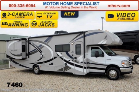 /SC 7/1/14 &lt;a href=&quot;http://www.mhsrv.com/thor-motor-coach/&quot;&gt;&lt;img src=&quot;http://www.mhsrv.com/images/sold-thor.jpg&quot; width=&quot;383&quot; height=&quot;141&quot; border=&quot;0&quot;/&gt;&lt;/a&gt; 2014 CLOSEOUT! Receive a $1,000 VISA Gift Card with purchase from Motor Home Specialist while supplies last! &lt;object width=&quot;400&quot; height=&quot;300&quot;&gt;&lt;param name=&quot;movie&quot; value=&quot;//www.youtube.com/v/zb5_686Rceo?version=3&amp;amp;hl=en_US&quot;&gt;&lt;/param&gt;&lt;param name=&quot;allowFullScreen&quot; value=&quot;true&quot;&gt;&lt;/param&gt;&lt;param name=&quot;allowscriptaccess&quot; value=&quot;always&quot;&gt;&lt;/param&gt;&lt;embed src=&quot;//www.youtube.com/v/zb5_686Rceo?version=3&amp;amp;hl=en_US&quot; type=&quot;application/x-shockwave-flash&quot; width=&quot;400&quot; height=&quot;300&quot; allowscriptaccess=&quot;always&quot; allowfullscreen=&quot;true&quot;&gt;&lt;/embed&gt;&lt;/object&gt; For Lowest Price &amp; Largest Selection Visit the #1 Volume Selling Dealer in the World at MHSRV .com or Call 800-335-6054.  MSRP $106,605. New 2014 Thor Motor Coach Chateau Class C RV. Model 31L with Ford E-450 chassis, Ford Triton V-10 engine and measures approximately 32 feet 7 inches in length.  The Chateau 31L features the Premier Package which includes solid surface kitchen countertop with pressed dinette top, roller shades, power charging center for electronics, enclosed area for sewer tank valves, water filter system, LED ceiling lights, black tank flush, 30 inch over the range microwave and exterior speakers. Optional equipment includes the HD-Max exterior, exterior entertainment center, child safety tether, 12V attic fan, upgraded 15.0 BTU A/C, exterior shower, second auxiliary battery, spare tire, hydraulic leveling jacks, heated exterior mirrors with integrated side view cameras, power driver&#39;s chair, cockpit carpet mat, wood dash appliqu&#233; as well as leatherette driver and passenger captain&#39;s chairs. The Chateau 31L Class C RV has an incredible list of standard features including power windows and locks, mid-ship TV with DVD player, bedroom LED TV with DVD player, 3 burner high output range top with oven, gas/electric water heater, holding tanks with heat pads, auto transfer switch, wheel liners, valve stem extenders, keyless entry, automatic electric patio awning, back-up monitor, double door refrigerator, roof ladder, 4000 Onan Micro Quiet generator, slick fiberglass exterior, full extension drawer glides, bedspread &amp; pillow shams and much more. FOR ADDITIONAL INFORMATION, BROCHURE, WINDOW STICKER, PHOTOS &amp; VIDEOS PLEASE VISIT MOTOR HOME SPECIALIST AT MHSRV .com or CALL 800-335-6054. At Motor Home Specialist we DO NOT charge any prep or orientation fees like you will find at other dealerships. All sale prices include a 200 point inspection, interior &amp; exterior wash &amp; detail of vehicle, a thorough coach orientation with an MHS technician, an RV Starter&#39;s kit, a nights stay in our delivery park featuring landscaped and covered pads with full hook-ups and much more! Read From Thousands of Testimonials at MHSRV .com and See What They Had to Say About Their Experience at Motor Home Specialist. WHY PAY MORE?...... WHY SETTLE FOR LESS?