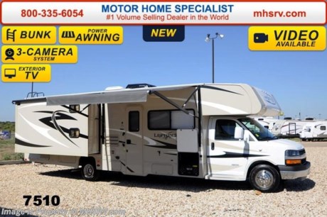 /TX 7/14/14 &lt;a href=&quot;http://www.mhsrv.com/coachmen-rv/&quot;&gt;&lt;img src=&quot;http://www.mhsrv.com/images/sold-coachmen.jpg&quot; width=&quot;383&quot; height=&quot;141&quot; border=&quot;0&quot; /&gt;&lt;/a&gt; 2014 CLOSEOUT! If you purchase now through July 31st, 2014 MHSRV will donate $1,000 to the Intrepid Fallen Heroes Fund adding to our now more than $265,000 already raised!  &lt;object width=&quot;400&quot; height=&quot;300&quot;&gt;&lt;param name=&quot;movie&quot; value=&quot;//www.youtube.com/v/rUwAfncaG3M?version=3&amp;amp;hl=en_US&quot;&gt;&lt;/param&gt;&lt;param name=&quot;allowFullScreen&quot; value=&quot;true&quot;&gt;&lt;/param&gt;&lt;param name=&quot;allowscriptaccess&quot; value=&quot;always&quot;&gt;&lt;/param&gt;&lt;embed src=&quot;//www.youtube.com/v/rUwAfncaG3M?version=3&amp;amp;hl=en_US&quot; type=&quot;application/x-shockwave-flash&quot; width=&quot;400&quot; height=&quot;300&quot; allowscriptaccess=&quot;always&quot; allowfullscreen=&quot;true&quot;&gt;&lt;/embed&gt;&lt;/object&gt; MSRP $101,613. New 2014 Coachmen Leprechaun bunk house. Model 320BHC. This Luxury Class C RV measures approximately 33 feet 5 inches in length. Options include the beautiful Carmel fiberglass exterior, 2 bunk TV&#39;s with DVD players, coach TV with DVD player, exterior entertainment center, upgraded 15,000 BTU A/C with heat pump, dual coach batteries, electric/gas water heater, air assist suspension, side view cameras, heated exterior mirrors with remote, convection microwave, spare tire, exterior privacy windshield cover, rear ladder, heated tanks, front bunk ladder &amp; child restraint system, Travel Easy Roadside Assistance and the Leprechaun XL Package which includes Upgraded Ultra Leather Sofa, 2-Tone Ultra Leather Seat Covers, Wood Grain Dash Appliqu&#233;, Cab-over Privacy Curtain (N/A with Front Entertainment Center), Gloss Black Refrigerator Insert Panels, Bathroom Medicine Cabinet with Makeup Light &amp; Mirror, Upgrade Countertops with Under-mount Composite Sink, Composite Lids for Trunk Boxes in Exterior &quot;Warehouse&quot; Storage Compartment, Molded Fiberglass Front Cap, Fiberglass Style Bezel at Top of Rear Exterior Wall, Painted Bumper, Molded Fiberglass Running Boards with Wheel Well Flair, Upgraded Kitchen Faucet &amp; Upgraded Bathroom Faucet. The Coachmen Leprechaun 320BHC RV also features one the most impressive lists of standard equipment in the RV industry including a 6.0L V-8 Chevrolet engine, Chevrolet 4500 chassis, power awning, slide-out awning toppers, home stereo system, LCD back-up monitor and more. CALL MOTOR HOME SPECIALIST at 800-335-6054 or VISIT MHSRV .com FOR ADDITONAL PHOTOS, DETAILS, BROCHURE, FACTORY WINDOW STICKER, VIDEOS &amp; MORE. At Motor Home Specialist we DO NOT charge any prep or orientation fees like you will find at other dealerships. All sale prices include a 200 point inspection, interior &amp; exterior wash &amp; detail of vehicle, a thorough coach orientation with an MHS technician, an RV Starter&#39;s kit, a nights stay in our delivery park featuring landscaped and covered pads with full hook-ups and much more! Read From Thousands of Testimonials at MHSRV .com and See What They Had to Say About Their Experience at Motor Home Specialist. WHY PAY MORE?...... WHY SETTLE FOR LESS? 