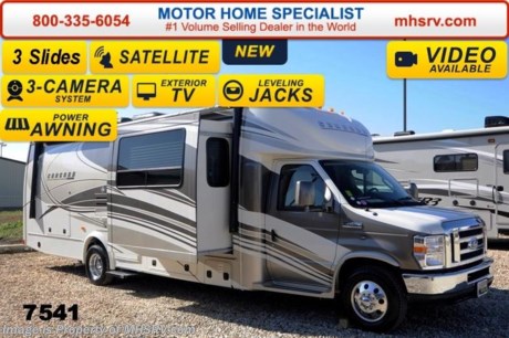 /AZ 8/25/14 &lt;a href=&quot;http://www.mhsrv.com/coachmen-rv/&quot;&gt;&lt;img src=&quot;http://www.mhsrv.com/images/sold-coachmen.jpg&quot; width=&quot;383&quot; height=&quot;141&quot; border=&quot;0&quot;/&gt;&lt;/a&gt; 2014 CLOSEOUT! World&#39;s RV Show Sale Priced Now Through Sept 6th. Call 800-335-6054 for Details. Receive a $1,000 VISA Gift Card with purchase from Motor Home Specialist while supplies last.  &lt;object width=&quot;400&quot; height=&quot;300&quot;&gt;&lt;param name=&quot;movie&quot; value=&quot;//www.youtube.com/v/tu63TyI-F-A?hl=en_US&amp;amp;version=3&quot;&gt;&lt;/param&gt;&lt;param name=&quot;allowFullScreen&quot; value=&quot;true&quot;&gt;&lt;/param&gt;&lt;param name=&quot;allowscriptaccess&quot; value=&quot;always&quot;&gt;&lt;/param&gt;&lt;embed src=&quot;//www.youtube.com/v/tu63TyI-F-A?hl=en_US&amp;amp;version=3&quot; type=&quot;application/x-shockwave-flash&quot; width=&quot;400&quot; height=&quot;300&quot; allowscriptaccess=&quot;always&quot; allowfullscreen=&quot;true&quot;&gt;&lt;/embed&gt;&lt;/object&gt;  MSRP $129,389. New 2014 Coachmen Concord 300TS w/3 Slide-out rooms. This luxury Class C RV measures approximately 30ft. 10in. Options include aluminum wheels, King Dome satellite system, automatic leveling jacks, full body paint, exterior entertainment system, LCD TV w/DVD player in bedroom, second auxiliary battery, side view cameras, removable carpet, satellite radio, swivel driver &amp; passenger seats, heated tanks, tank gate valves, Travel Easy Roadside Assistance, 15,000 BTU A/C w/heat pump, windshield privacy cover and the Concord Value Pak which includes a 4KW Onan generator, stainless steel wheel liners, LED interior and exterior lighting, large LCD TV with speakers, power awning, roller bearing drawer glides and heated exterior mirrors with remote. A few standard features include the Ford E-450 super duty chassis, Ride-Rite air assist suspension system, exterior speakers &amp; the Azdel super light composite sidewalls. Motor Home Specialist is the largest volume selling motor home dealer in the world with 1 location! FOR ADDITIONAL PHOTOS, DETAILS, BROCHURE, FACTORY WINDOW STICKER, VIDEOS and more please visit MHSRV .com or call 800-335-6054. At Motor Home Specialist we DO NOT charge any prep or orientation fees like you will find at other dealerships. All sale prices include a 200 point inspection, interior &amp; exterior wash &amp; detail of vehicle, a thorough coach orientation with an MHS technician, an RV Starter&#39;s kit, a nights stay in our delivery park featuring landscaped and covered pads with full hook-ups and much more! Read From Thousands of Testimonials at MHSRV .com and See What They Had to Say About Their Experience at Motor Home Specialist. WHY PAY MORE?...... WHY SETTLE FOR LESS?