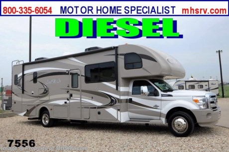 /CO 10/7/2013 &lt;a href=&quot;http://www.mhsrv.com/thor-motor-coach/&quot;&gt;&lt;img src=&quot;http://www.mhsrv.com/images/sold-thor.jpg&quot; width=&quot;383&quot; height=&quot;141&quot; border=&quot;0&quot; /&gt;&lt;/a&gt;  &lt;object width=&quot;400&quot; height=&quot;300&quot;&gt;&lt;param name=&quot;movie&quot; value=&quot;http://www.youtube.com/v/fBpsq4hH-Ws?version=3&amp;amp;hl=en_US&quot;&gt;&lt;/param&gt;&lt;param name=&quot;allowFullScreen&quot; value=&quot;true&quot;&gt;&lt;/param&gt;&lt;param name=&quot;allowscriptaccess&quot; value=&quot;always&quot;&gt;&lt;/param&gt;&lt;embed src=&quot;http://www.youtube.com/v/fBpsq4hH-Ws?version=3&amp;amp;hl=en_US&quot; type=&quot;application/x-shockwave-flash&quot; width=&quot;400&quot; height=&quot;300&quot; allowscriptaccess=&quot;always&quot; allowfullscreen=&quot;true&quot;&gt;&lt;/embed&gt;&lt;/object&gt;MSRP $149,770. 2014 Thor Motor Coach 33SW Super C model motor home with a full wall slide.  This unit is powered by the powerful 300 HP Powerstroke 6.7L diesel engine with 660 lb. ft. of torque. It rides on a Ford F-550 chassis with a 6-speed automatic transmission and boast a big 10,000 lb. hitch, rear pass-thru MEGA-Storage, extreme duty 4 wheel ABS disc brakes and an electronic brake controller integrated into the dash. Options include the beautiful Mineral HD-Max exterior with premium durable Gel-Coat, Vintage Maple cabinetry, exterior entertainment center, (2) Fantastic Fans including one in the overhead bunk area, and an upgraded 6.0 Onan diesel generator. The Four Winds 33SW is approximately 34 feet 6 inches long and also features a plush U-shaped dinette and sofa, dual roof air conditioners, power patio awning, one-touch automatic leveling system, residential refrigerator, 30 inch over the range microwave, solid surface counter top, touch screen AM/FM/CD/MP3 player, back-up monitor with side view cameras, remote heated exterior mirrors, power windows and locks, leatherette driver &amp; passenger captain&#39;s chairs, fiberglass running boards, soft touch ceilings, heavy duty ball bearing drawer guides, bedroom LCD TV, large LCD TV in the living area, an 1800-watt power inverter, heated holding tanks and a king sized bed. Motor Home Specialist is the #1 Thor Motor Coach Dealer in the World. For additional information about this incredible Super C motor home please feel free to visit MHSRV .com or call Motor Home Specialist at 800-335-6054. At Motor Home Specialist we DO NOT charge any prep or orientation fees like you will find at other dealerships. All sale prices include a 200 point inspection, interior &amp; exterior wash &amp; detail of vehicle, a thorough coach orientation with an MHS technician, an RV Starter&#39;s kit, a nights stay in our delivery park featuring landscaped and covered pads with full hook-ups and much more! Read From Thousands of Testimonials at MHSRV .com and See What They Had to Say About Their Experience at Motor Home Specialist. WHY PAY MORE?...... WHY SETTLE FOR LESS?