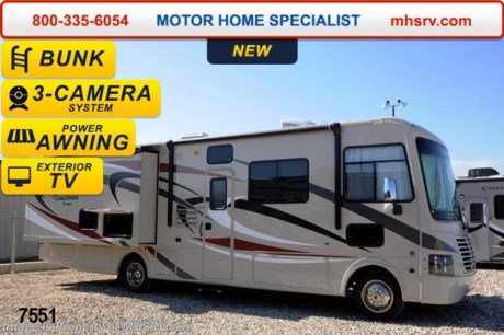/NV 7/1/14 &lt;a href=&quot;http://www.mhsrv.com/coachmen-rv/&quot;&gt;&lt;img src=&quot;http://www.mhsrv.com/images/sold-coachmen.jpg&quot; width=&quot;383&quot; height=&quot;141&quot; border=&quot;0&quot;/&gt;&lt;/a&gt; 2014 CLOSEOUT!   &lt;object width=&quot;400&quot; height=&quot;300&quot;&gt;&lt;param name=&quot;movie&quot; value=&quot;//www.youtube.com/v/b3NiSti3EzA?hl=en_US&amp;amp;version=3&quot;&gt;&lt;/param&gt;&lt;param name=&quot;allowFullScreen&quot; value=&quot;true&quot;&gt;&lt;/param&gt;&lt;param name=&quot;allowscriptaccess&quot; value=&quot;always&quot;&gt;&lt;/param&gt;&lt;embed src=&quot;//www.youtube.com/v/b3NiSti3EzA?hl=en_US&amp;amp;version=3&quot; type=&quot;application/x-shockwave-flash&quot; width=&quot;400&quot; height=&quot;300&quot; allowscriptaccess=&quot;always&quot; allowfullscreen=&quot;true&quot;&gt;&lt;/embed&gt;&lt;/object&gt; MSRP $113,237 The All New 2014 Coachmen Pursuit 33BHP. This all new Class A bunk house motor home has 2 slide-outs, is approximately 33 feet in length and is powered by a Ford V-10  engine, Ford chassis. Options include the Tan Color Glass exterior graphics, bedroom TV, side cameras, power heated mirrors, automatic leveling, 5.5KW Onan generator, 50 Amp service, 2nd A/C and an exterior TV. Each Pursuit comes standard with a power drop down over head bunk, pull out pantry, mud room, large flat panel TV, oversized exterior compartments, reclining/swivel pilot seats, pet feeding center, double bowl kitchen sink,  3 burner range, power bath vent, 4KW Onan generator, coach command center, back up monitor, power entrance step, power patio awning, 5,000 pound hitch with 7 way plug, rear ladder and much more. For INTERNET SALE PRICE, ADDITIONAL PHOTOS, DETAILS, VIDEOS &amp; MORE PLEASE VISIT MOTOR HOME SPECIALIST at MHSRV .com or Call 800-335-6054. At Motor Home Specialist we DO NOT charge any prep or orientation fees like you will find at other dealerships. All sale prices include a 200 point inspection, interior &amp; exterior wash &amp; detail of vehicle, a thorough coach orientation with an MHS technician, an RV Starter&#39;s kit, a nights stay in our delivery park featuring landscaped and covered pads with full hook-ups and much more! Read From Thousands of Testimonials at MHSRV .com and See What They Had to Say About Their Experience at Motor Home Specialist. WHY PAY MORE?...... WHY SETTLE FOR LESS?