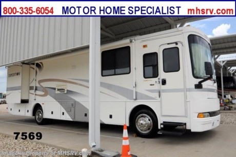 &lt;a href=&quot;http://www.mhsrv.com/fleetwood-rvs/&quot;&gt;&lt;img src=&quot;http://www.mhsrv.com/images/sold-fleetwood.jpg&quot; width=&quot;383&quot; height=&quot;141&quot; border=&quot;0&quot; /&gt;&lt;/a&gt; Used Fleetwood RV / PA 8/13/13/ - 2001 Fleetwood Expedition (36T) with 2 slides and 54,577 miles. This RV is approximately 36 feet in length with a 260HP Cummins engine, Freightliner chassis, power mirrors with heat, 7.5KW Onan diesel generator, electric/gas water heater, 5K lb. hitch, hydraulic leveling jacks, back up camera, dual pane windows, solid surface kitchen counter, pillow top mattress, 2 ducted roof A/Cs and 2 TVs. For additional information and photos please visit Motor Home Specialist at www.MHSRV .com or call 800-335-6054.