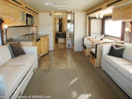 &lt;a href=&quot;http://www.mhsrv.com/other-rvs-for-sale/fleetwood-rvs/&quot;&gt;&lt;img src=&quot;http://www.mhsrv.com/images/sold-fleetwood.jpg&quot; width=&quot;383&quot; height=&quot;141&quot; border=&quot;0&quot; /&gt;&lt;/a&gt;

2004 Fleetwood Excursion 39&#39; with 3 slides, Cummins 350 HP diesel engine, Allison 6 speed transmission, Freightliner chassis, Onan 7.5 KW diesel generator, engine retarder, air ride, air brakes, EMS, back up camera, Power Gear leveling jacks, power leather seats, cruise control, tilt/telescoping wheel, cab fans, power mirrors with heat, AM/FM stereo with CD player, two TVs, DVD with surround sound, refrigerator with ice maker, coffee maker, three burner stovetop, convection/microwave, tile flooring, solid surface counters, day/night shades, dual pane glass, booth dinette, leather hide-a-bed sofa sleeper, walk-thru bathroom with shower, private toilet, power patio awning, air horns, spot light, coach bra, aluminum wheels, 5K lb. hitch, ladder, dual ducted roof A/Cs with heat pumps, furnace, 50 amp service, non smoker, no pets, 45K miles and much more. 