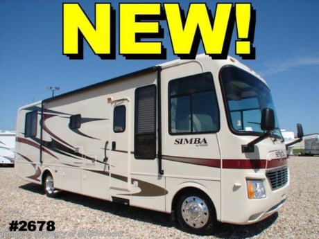 &lt;a href=&quot;http://www.mhsrv.com/other-rvs-for-sale/safari-rvs/&quot;&gt;&lt;img src=&quot;http://www.mhsrv.com/images/sold_safari.jpg&quot; width=&quot;383&quot; height=&quot;141&quot; border=&quot;0&quot; /&gt;&lt;/a&gt;
class a motorhome - sold 12/16/08 - 35% OFF M.S.R.P. Was $126,528 - Now only $82,243. This unit is now eligible for an Additional $2,000 Red Tag Discount through Dec. 31st 2008. Call for details. Some restrictions apply. New 2008 Safari Simba by Monaco 33&#39; W/Full Wall Slide, model 33SFS RV Floorplan. Compare This Motor Home &amp; Save Big! This incredible RV has the powerful 8.1L Chevrolet engine, Workhorse 22 Series chassis with 22.5&quot; tires, Allison 6-speed transmission, 5 YEAR/100,000 MILE LIMITED POWERTRAIN WARRANTY from Chevy/Workhorse, aluminum wheels, Onan 5.5KW generator, Alumaframe superstructure, one piece windshield, low profile LED marker lights, hydraulic leveling system, power heated remote exterior mirrors, pass-thru storage bays, side hinge baggage doors, 26&quot; LCD TV in living room, solid surface countertop, dual pane glass, day/night shades, beautiful full paint and much more. In addition to this impressive list of standards the Simba also has the optional 3M film front mask, power sun visors, 3-camera monitoring system, Sirius satellite radio, interior sun screens, refrigerator with ice maker, central vacuum system, DVD player in the living room, raised panel refrigerator doors, hide-a-bed sofa with air mattress, euro recliner with ottoman, 50 amp service with EMS, 12V wet bay heater, 10 gal. gas/electric water heater, ducted roof A/Cs with heat pump and a RV Sanicon drainage system. 