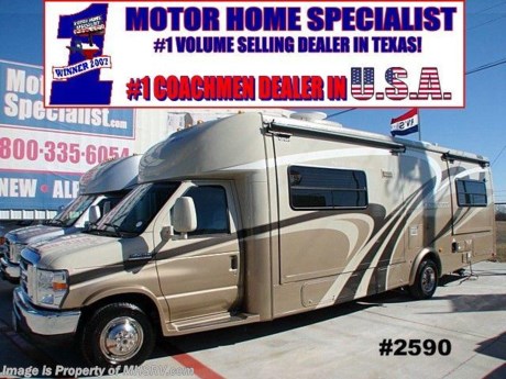 &lt;a href=&quot;http://www.mhsrv.com/inventory_mfg.asp?brand_id=113&quot;&gt;&lt;img src=&quot;http://www.mhsrv.com/images/sold-coachmen.jpg&quot; width=&quot;383&quot; height=&quot;141&quot; border=&quot;0&quot; /&gt;&lt;/a&gt;
class c motor home - sold 07/11/08 - **TAKE ADVANTAGE OF AN ADDITIONAL $2,500 CASH REBATE FROM COACHMEN RV GROUP THRU JULY 31st** NEW RV 2008 Coachmen Concord W/3 slides. Model 300TS. This incredible new coach is powered by the Ford V-10 engine on the E-450 chassis. This unit also features a 4K Onan generator, air assist suspension, 13.5K BTU ducted roof A/C, power windows &amp; locks, cruise control, tilt wheel, power remote exterior mirrors with defrost, AM/FM/WB/CD dash stereo with flip out monitor, Lakeside Maple cabinetry, 26&quot; LCD TV in front with DVD player, Bose Wave Radio sound system, cedar lined wardrobe closets, Coachmen Command center, high visibility LED exterior driving/running lights, exterior entertainment center, fiberglass running boards, patio awning, exclusive Water Works utility panel and much more. In addition to this impressive list of standards this Concord also has the optional ultra leather furniture, Dual RV battery pack, Power entrance step, stainless steel wheel inserts, front end protection and beautiful full body paint. Please feel free to call 800-335-6054 or visit www.mhsrv.com to learn more about this exciting new product from Coachmen Recreational Vehicles. The Leader to the Great Outdoors since 1964. 