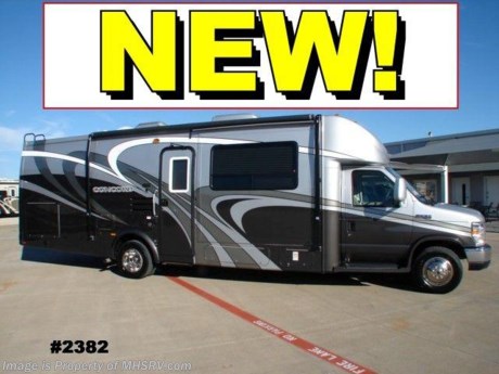 &lt;a href=&quot;http://www.mhsrv.com/inventory_mfg.asp?brand_id=113&quot;&gt;&lt;img src=&quot;http://www.mhsrv.com/images/sold-coachmen.jpg&quot; width=&quot;383&quot; height=&quot;141&quot; border=&quot;0&quot; /&gt;&lt;/a&gt;
class c motorhome - sold 09/17/08 - ** SALE PRICE $80,410 INCLUDES 25% OFF M.S.R.P. DISCOUNT &amp; $2,500 M.H.S. BONUS DISCOUNT. FINAL PRICE OF $77,910 AFTER $2,500 MAIL-IN FACTORY REBATE. OFFER ENDS SEPTEMBER 30, 2008 ** New 2008 Coachmen Concord W/3 slides. Model 300TS. This incredible new coach is powered by the Ford V-10 engine on the E-450 chassis. This unit also features a 4K Onan generator, air assist suspension, 13.5K BTU ducted roof A/C, power windows &amp; locks, cruise control, tilt wheel, power remote exterior mirrors with defrost, AM/FM/WB/CD dash stereo with flip out monitor, Brazilian Cherry cabinetry, 26&quot; LCD TV in front with DVD player, Bose Wave Radio sound system, cedar lined wardrobe closets, Coachmen Command center, high visibility LED exterior driving/running lights, exterior entertainment center, fiberglass running boards, patio awning, exclusive Water Works utility panel and much more. In addition to this impressive list of standards this Concord also has the optional ultra leather furniture, Dual RV battery pack, Power entrance step, stainless steel wheel inserts, front end protection and beautiful full body paint. 