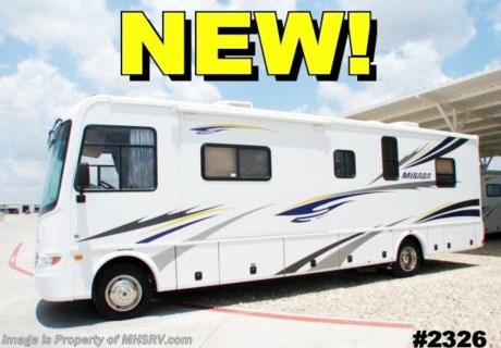 &lt;a href=&quot;http://www.mhsrv.com/inventory_mfg.asp?brand_id=113&quot;&gt;&lt;img src=&quot;http://www.mhsrv.com/images/sold-coachmen.jpg&quot; width=&quot;383&quot; height=&quot;141&quot; border=&quot;0&quot; /&gt;&lt;/a&gt;
class a motorhome - sold 11/29/08 - 41% OFF M.S.R.P. Was $101,215 - Now only $59,717. New2007 Coachmen Mirada W/Slide. Model 330SL. DEALER INSTALLED OPTIONS PACKAGE INCLUDES LCD TV/DVD IN BEDROOM, EXTERIOR LCD TV/DVD IN BASEMENT STORAGE AREA, TOUCH SCREEN NAVIGATION SYSTEM AND FULLY AUTOMATIC SATELLITE DISH. 
