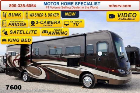 /TX 4/15/14 sold 2014 CLOSEOUT! Receive a $1,000 VISA Gift Card with purchase from Motor Home Specialist while supplies last!  Visit MHSRV .com or Call 800-335-6054 for complete details.  &lt;object width=&quot;400&quot; height=&quot;300&quot;&gt;&lt;param name=&quot;movie&quot; value=&quot;http://www.youtube.com/v/m3L98v01h0o?version=3&amp;amp;hl=en_US&quot;&gt;&lt;/param&gt;&lt;param name=&quot;allowFullScreen&quot; value=&quot;true&quot;&gt;&lt;/param&gt;&lt;param name=&quot;allowscriptaccess&quot; value=&quot;always&quot;&gt;&lt;/param&gt;&lt;embed src=&quot;http://www.youtube.com/v/m3L98v01h0o?version=3&amp;amp;hl=en_US&quot; type=&quot;application/x-shockwave-flash&quot; width=&quot;400&quot; height=&quot;300&quot; allowscriptaccess=&quot;always&quot; allowfullscreen=&quot;true&quot;&gt;&lt;/embed&gt;&lt;/object&gt; MSRP $236,634. New 2014 Sportscoach Cross Country RV with Bunk Beds. Model 385DS. This Luxury Diesel Pusher Motor Home measures approximately 39 feet 9 inches in length and features (2) slide-out rooms including a driver&#39;s side full wall slide and a large bedroom slide featuring a king bed. Optional equipment includes a beautiful Cognac Maple wood package, upgraded exterior paint scheme with double clear coat &amp; diamond shield paint protection, power patio awning, cook top with convection microwave, residential refrigerator, ceramic tile floors, exterior entertainment center, dual pane windows, 2000 watt inverter, 6 way power driver seat, 8 KW Onan generator, rear mud flap with Sportscoach name, Travel Easy Roadside Assistance and the Motor Home Specialist &quot;Comfort &amp; Style Package&quot; that includes slide-out cargo storage tray, 6 way power passenger seat, a Select Comfort air mattress, upgraded shower, stack washer/dryer, in-motion satellite dish and high polished aluminum wheels. The Cross Country diesel also features a powerful 340HP Cummins engine, 6-speed automatic transmission, Freightliner raised rail chassis, 22.5 size radial tires, LCD bedroom TV, automatic coach leveling system, side view cameras, an all new diesel cockpit dash console with dual cup holders with LED lights and much more. Call Motor Home Specialist at 800-335-6054 or Visit MHSRV .com for additional photos, videos and details about this incredible new luxury motor home by Sportscoach. At Motor Home Specialist we DO NOT charge any prep or orientation fees like you will find at other dealerships. All sale prices include a 200 point inspection, interior &amp; exterior wash &amp; detail of vehicle, a thorough coach orientation with an MHS technician, an RV Starter&#39;s kit, a nights stay in our delivery park featuring landscaped and covered pads with full hook-ups and much more! Read From Thousands of Testimonials at MHSRV .com and See What They Had to Say About Their Experience at Motor Home Specialist. WHY PAY MORE?...... WHY SETTLE FOR LESS?
