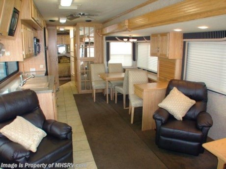 &lt;a href=&quot;http://www.mhsrv.com/other-rvs-for-sale/alfa-rv/&quot;&gt;&lt;img src=&quot;http://www.mhsrv.com/images/sold-alfa.jpg&quot; width=&quot;383&quot; height=&quot;141&quot; border=&quot;0&quot; /&gt;&lt;/a&gt;
Sold Alfa RVs - 11/14/08 - Priced Below N.A.D.A. Guide&#39;s Low Wholesale or Trade-In Value (N.A.D.A. Low Retail = $150,130) (Low Wholesale = $115,730) OUR PRICE ONLY $99,999. Pre-Owned RV 2006 Alfa See Ya 40&#39; with 3 slides, 1004 Model. This RV is powered by the 350 HP Caterpillar diesel engine, Allison 6 speed transmission, Generac 7.5KW diesel generator, Freightliner chassis, exhaust brake, air ride, air brakes with ABS, 2000 watt inverter, 3-camera monitoring system, power seats with footrest on passenger side, cruise, tilt/telescoping wheel, Smart Wheel, cab fans, power mirrors with heat, AM/FM stereo with CD player, 6 disc CD changer, power front visors, 3 TVs including a LCD in bedroom, DVD/VCR combo, 4-door refrigerator with ice maker, washer/dryer combo, three burner stovetop with oven, convection/microwave, tile flooring, solid surface countertops, day/night shades, dual pane glass, dinette table and chairs, two leather rocker recliners, walk-thru bathroom with shower, private toilet, huge wardrobe closet, power patio awning, 2 slide out cargo trays with cargo bins, deep freeze and exterior TV, King Dome satellite system, air horns, 10K lb. hitch, ladder, central ducted A/C with electric heat, furnace, 50 amp service, non-smoker, no pets, 19K miles and much more. 