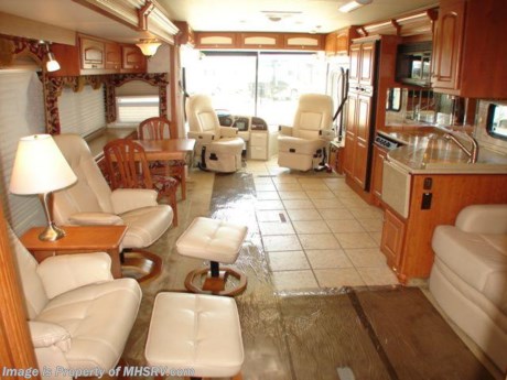 &lt;a href=&quot;http://www.mhsrv.com/other-rvs-for-sale/damon-rv/&quot;&gt;&lt;img src=&quot;http://www.mhsrv.com/images/sold-damon.jpg&quot; width=&quot;383&quot; height=&quot;141&quot; border=&quot;0&quot; /&gt;&lt;/a&gt;
Sold Damon RVs - 07/16/08 - Pre-Owned RV 2006 Damon Tuscany 40&#39; with 3 slides, model 4076. This incredible RV comes with a 350 HP diesel engine, Allison 6 speed transmission, Onan 7.5 KW Diesel generator, back-up camera with audio, automatic leveling jacks, exhaust brake, air ride, air brakes, 
