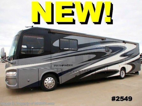 &lt;a href=&quot;http://www.mhsrv.com/inventory_mfg.asp?brand_id=113&quot;&gt;&lt;img src=&quot;http://www.mhsrv.com/images/sold-coachmen.jpg&quot; width=&quot;383&quot; height=&quot;141&quot; border=&quot;0&quot; /&gt;&lt;/a&gt;
Sold Coachmen RVs - 08/27/08 - ** ADDITIONAL $5,000 FACTORY REBATE THRU SEPTEMBER 30, 2008 ** YOUR PRICE AFTER REBATE $119,375 ** New RV 35% OFF M.S.R.P. New 2008 Sportscoach Pathfinder by Coachmen 40&#39; W/ 2 Slides, model 373DS. SPECIAL EDITION &quot;MOTORSPORTS&quot; FULL BODY PAINT. This coach comes standard with a 300HP Cummins diesel engine, Aluminum 
Wheels, Onan diesel generator, automatic hydraulic levelers, 1200 watt inverter, dual ducted roof A/C units, one piece windshield, side-hinged baggage doors, ceramic tile flooring in entry, kitchen, &amp; bath, double door refrigerator with ice maker, convection microwave oven, three burner range, Sicilian Cherry cabinetry, patio awning, rear ladder, 26&quot; LCD TV in front area, Princeton Patina interior, satellite ready in-dash stereo, 40K BTU E.I. furnace, and much more. 