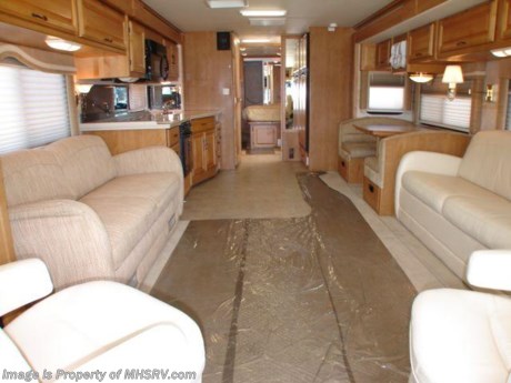 &lt;a href=&quot;http://www.mhsrv.com/other-rvs-for-sale/fleetwood-rvs/&quot;&gt;&lt;img src=&quot;http://www.mhsrv.com/images/sold-fleetwood.jpg&quot; width=&quot;383&quot; height=&quot;141&quot; border=&quot;0&quot; /&gt;&lt;/a&gt;
2005 Fleetwood Discovery 39&#39; W/ 3 Slides, 39S floor plan. This RV comes equipped with a 330HP diesel engine on Freightliner&#39;s XC-series  chassis, Allison 6-speed transmission, Onan 7.5K quiet diesel generator, dual ducted roof A/Cs with heat pumps, 2000 watt inverter, Trac-Vision SF fully automatic satellite, Power Gear hydraulic levelers, power patio awning, keyless entry, aluminum wheels, back-up camera with audio, UltraLeather pilot &amp; co-pilot seats with electric controls including power foot rest on passenger side &amp; heat settings, full air-ride suspension with air brakes, tilt-telescopic wheel, chrome power remote mirrors with defrost, dual sofa sleepers, day/night shades, dual pane insulated windows, booth dinette, solid surface counters, convection microwave, four-door refrigerator with ice maker, three burner range with oven, split-bath with shower, private toilet, rear wardrobe closet, outside basement storage, power entry door awning, chrome air horns, spot light, rear hitch receiver, roof ladder, solar panel, 50 amp shore line, exterior TV &amp; stereo, non-smoker, and 25K miles. 