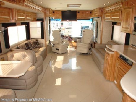 &lt;a href=&quot;http://www.mhsrv.com/other-rvs-for-sale/beaver-rv/&quot;&gt;&lt;img src=&quot;http://www.mhsrv.com/images/sold-beaver.jpg&quot; width=&quot;383&quot; height=&quot;141&quot; border=&quot;0&quot; /&gt;&lt;/a&gt;
Sold Monaco RVs - 06/07/08 - New RV 2008 Beaver Contessa W/4 Slides by Monaco. 42 Milan IV. Features include a 425 HP Caterpillar diesel, 10,000 Onan diesel generator on power slide tray, 10-airbag Roadmaster chassis, one piece fiberglass roof, one piece windshield, power chrome mirrors, deluxe full body paint, 3M film front mask, full length mud flap, power step well cover, Sirius satellite ready radio, air horns, home theater system w/DVD, power seats with power footrest on passenger seat, power sunvisors, power gas/brake pedals, hardwood cabinetry, solid surface counters, LCD living room TV, LCD TV in bedroom, power cord reel, 2000 watt inverter, multi-plex lighting, 3-roof A/C units, Aqua Hot heating system, dual pane glass, keyless entry, power patio and entry door awning and much more. In addition to this impressive list of standard equipment this coach also has the optional slide-out cargo tray, 3-Camera rear vision system, GPS, Sirius satellite radio, in-motion satellite dish, electronic winterization, power water hose reel, deluxe security system, 10 disc CD changer, 14CF stainless steel refrigerator with ice maker, DVD in bedroom, central vacuum, stainless steel package, ceiling fan in bedroom, full tile living, kitchen and bath, king bed with air mattress, leather loveseat, booth ensemble and captains chairs, RV Sani-Con drainage system and bedroom window awning. Sale price includes all rebates and incentives that may apply unless otherwise specified. 