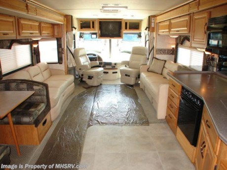 &lt;a href=&quot;http://www.mhsrv.com/other-rvs-for-sale/fleetwood-rvs/&quot;&gt;&lt;img src=&quot;http://www.mhsrv.com/images/sold-fleetwood.jpg&quot; width=&quot;383&quot; height=&quot;141&quot; border=&quot;0&quot; /&gt;&lt;/a&gt;
2005 Fleetwood Discovery 39&#39; W/ 3 Slides, model 39S. This RV comes standard with a 330HP diesel engine, Allison 6-speed transmission, Onan 8K quiet diesel generator, Power Gear coach levelers, 2000 watt inverter, FULL-BODY PAINT, power front sun visors, aluminum wheels, power patio &amp; entry door awnings, AWESOME EXTRIOR KITCHENETTE WITH TV &amp; STEREO, dual ducted roof A/Cs, full air ride suspension, UltraLeather pilot &amp; co-pilot seats with electric controls including heat settings, chrome remote mirrors with defrost, front-end bra protector, dual leather sofas, day/night shades throughout, four-door refrigerator with ice maker, convection microwave, booth dinette, split bath with shower, private toilet, central vacuum, dual bath sinks, rear wardrobe closet, basement storage, rear rock guard, 10K hitch receiver, roof ladder, spot light, roof mounted chrome air horns, solar panel, non-smoker, AND ONLY 5K MILES.