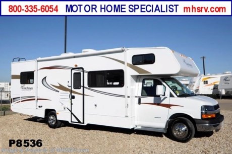 /AZ 3/25/14 &lt;a href=&quot;http://www.mhsrv.com/coachmen-rv/&quot;&gt;&lt;img src=&quot;http://www.mhsrv.com/images/sold-coachmen.jpg&quot; width=&quot;383&quot; height=&quot;141&quot; border=&quot;0&quot;/&gt;&lt;/a&gt; USED 2014 Coachmen Freelander Model 28QB with only 1,880 miles! This Class C RV measures approximately 30 feet 9 inches in length and features a back-up camera with stereo, stainless steel wheel inserts, valve stem extenders, TV w/DVD player, rear ladder, child safety net &amp; ladder, heated tank pads and the beautiful Glazed Maple wood. The Coachmen Freelander RV also features a Chevy 4500 series chassis, 6.0L Vortec V-8, 6-speed automatic transmission, 57 gallon fuel tank, the Azdel SuperLite composite sidewalls and more. For additional photos, details, videos &amp; SALE PRICE please visit Motor Home Specialist, the #1 Volume Selling Dealer in the World, at MHSRV .com or Call 800-335-6054. 