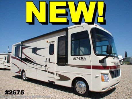 &lt;a href=&quot;http://www.mhsrv.com/other-rvs-for-sale/safari-rvs/&quot;&gt;&lt;img src=&quot;http://www.mhsrv.com/images/sold_safari.jpg&quot; width=&quot;383&quot; height=&quot;141&quot; border=&quot;0&quot; /&gt;&lt;/a&gt;
class a rv - sold 12/08/08 - NO TRADES AT THIS PRICE. 37% OFF M.S.R.P. Was $126,077 - Now only $79,428. New 2008 Safari Simba by Monaco 33&#39; W/Full Wall Slide, model 33SFS. Compare This Motor Home &amp; Save Big! This incredible RV has the powerful 8.1L Chevrolet engine, Workhorse 22 Series chassis with 22.5&quot; tires, Allison 6-speed transmission, 5 YEAR/100,000 MILE LIMITED POWERTRAIN WARRANTY from Chevy/Workhorse, aluminum wheels, Onan 5.5KW generator, Alumaframe superstructure, one piece windshield, low profile LED marker lights, manual hydraulic leveling system, power heated remote exterior mirrors, pass-thru storage bays, side hinge baggage doors, 26&quot; LCD TV in living room, solid surface countertop, dual pane glass, day/night shades, beautiful full paint and much more. In addition to this impressive list of standards the Simba also has the optional 3M film front mask, power sun visors, 3-camera monitoring system, CB radio prep, central vacuum system, DVD player in the bedroom and living room, raised panel refrigerator doors, hide-a-bed sofa, euro recliner with ottoman, 50 amp service with EMS, 12V wet bay heater, 10 gal. gas/electric water heater, ducted roof A/Cs with heat pump, power patio awning and a RV Sanicon drainage system. 