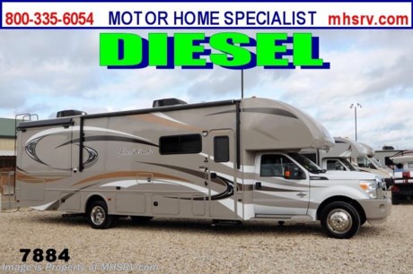/TX 11/18/2013 &lt;a href=&quot;http://www.mhsrv.com/thor-motor-coach/&quot;&gt;&lt;img src=&quot;http://www.mhsrv.com/images/sold-thor.jpg&quot; width=&quot;383&quot; height=&quot;141&quot; border=&quot;0&quot; /&gt;&lt;/a&gt; YEAR END CLOSE-OUT! Purchase this unit anytime before Dec. 30th, 2013 and MHSRV will Donate $1,000 to Cook Children&#39;s. Complete details at MHSRV .com or 800-335-6054. #1 Volume Selling Dealer in the World! &lt;object width=&quot;400&quot; height=&quot;300&quot;&gt;&lt;param name=&quot;movie&quot; value=&quot;//www.youtube.com/v/U2vRrY8X8lc?hl=en_US&amp;amp;version=3&quot;&gt;&lt;/param&gt;&lt;param name=&quot;allowFullScreen&quot; value=&quot;true&quot;&gt;&lt;/param&gt;&lt;param name=&quot;allowscriptaccess&quot; value=&quot;always&quot;&gt;&lt;/param&gt;&lt;embed src=&quot;//www.youtube.com/v/U2vRrY8X8lc?hl=en_US&amp;amp;version=3&quot; type=&quot;application/x-shockwave-flash&quot; width=&quot;400&quot; height=&quot;300&quot; allowscriptaccess=&quot;always&quot; allowfullscreen=&quot;true&quot;&gt;&lt;/embed&gt;&lt;/object&gt; MSRP $151,727. 2014 Thor Motor Coach 35SK Super C model motor home with 2 slides. This unit is powered by the powerful 300 HP Powerstroke 6.7L diesel engine with 660 lb. ft. of torque. It rides on a Ford F-550 chassis with a 6-speed automatic transmission and boast a big 10,000 lb. hitch, rear pass-thru MEGA-Storage, extreme duty 4 wheel ABS disc brakes and an electronic brake controller integrated into the dash. Options include the beautiful Bronze HD-Max exterior, Vintage Maple cabinetry, 12V attic fan, 50 inch cab over TV and an upgraded 6.0 KW Onan diesel generator. The Four Winds 35SK is approximately 35 feet 11 inches long and also features a plush booth dinette and 70 inch sofa with air bed, (2) roof air conditioners, gel coat fiberglass exterior, power patio awning, automatic hydraulic leveling system, residential refrigerator, house inverter, 30 inch over the range microwave, back-up monitor with side view cameras, remote heated exterior mirrors, power windows and locks, leatherette driver &amp; passenger captain&#39;s chairs, fiberglass running boards, keyless cab entry, valve stem extenders, soft touch ceilings, bedroom LCD TV with DVD player, large LCD TV with DVD player in the living area on a swivel, heated holding tanks and a king sized bed with upgraded mattress. Motor Home Specialist is the #1 Thor Motor Coach Dealer in the World. For additional photos, details, videos &amp; SALE PRICE please visit Motor Home Specialist, the #1 Volume Selling Dealer in the World, at MHSRV .com or Call 800-335-6054. At Motor Home Specialist we DO NOT charge any prep or orientation fees like you will find at other dealerships. All sale prices include a 200 point inspection, interior &amp; exterior wash &amp; detail of vehicle, a thorough coach orientation with an MHS technician, an RV Starter&#39;s kit, a nights stay in our delivery park featuring landscaped and covered pads with full hook-ups and much more! Read From Thousands of Testimonials at MHSRV .com and See What They Had to Say About Their Experience at Motor Home Specialist. WHY PAY MORE?...... WHY SETTLE FOR LESS?