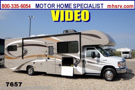 /TX 1/31/2014 &lt;a href=&quot;http://www.mhsrv.com/thor-motor-coach/&quot;&gt;&lt;img src=&quot;http://www.mhsrv.com/images/sold-thor.jpg&quot; width=&quot;383&quot; height=&quot;141&quot; border=&quot;0&quot;/&gt;&lt;/a&gt; OVER-STOCKED CONSTRUCTION SALE at The #1 Volume Selling Motor Home Dealer in the World! Close-Out Pricing on Over 750 New Units and MHSRV Camper&#39;s Package While Supplies Last! Visit MHSRV .com or Call 800-335-6054 for complete details.   &lt;object width=&quot;400&quot; height=&quot;300&quot;&gt;&lt;param name=&quot;movie&quot; value=&quot;//www.youtube.com/v/zb5_686Rceo?version=3&amp;amp;hl=en_US&quot;&gt;&lt;/param&gt;&lt;param name=&quot;allowFullScreen&quot; value=&quot;true&quot;&gt;&lt;/param&gt;&lt;param name=&quot;allowscriptaccess&quot; value=&quot;always&quot;&gt;&lt;/param&gt;&lt;embed src=&quot;//www.youtube.com/v/zb5_686Rceo?version=3&amp;amp;hl=en_US&quot; type=&quot;application/x-shockwave-flash&quot; width=&quot;400&quot; height=&quot;300&quot; allowscriptaccess=&quot;always&quot; allowfullscreen=&quot;true&quot;&gt;&lt;/embed&gt;&lt;/object&gt; For Lowest Price &amp; Largest Selection Visit the #1 Volume Selling Dealer in the World at MHSRV .com or Call 800-335-6054. MSRP $105,946. New 2014 Thor Motor Coach Four Winds Class C RV. Model 31F with Ford E-450 chassis, Ford Triton V-10 engine and measures approximately 32 feet 7 inches in length.  The Four Winds 31F features the Premier Package which includes solid surface kitchen countertop with pressed dinette top, roller shades, power charging center for electronics, enclosed area for sewer tank valves, water filter system, LED ceiling lights, black tank flush, 30 inch over the range microwave and exterior speakers. Additional optional equipment includes the HD-Max colored sidewall exterior, bedroom LED TV with DVD player, exterior entertainment center, leatherette sofa, dual child safety tether, (2) 12V attic fan, upgraded 15.0 BTU A/C, exterior shower, second auxiliary battery, spare tire, hydraulic leveling jacks, heated exterior mirrors with integrated side view cameras, power driver&#39;s chair, cockpit carpet mat, wood dash appliqu&#233; as well as leatherette driver and passenger captain&#39;s chairs. The Four Winds 31F Class C RV has an incredible list of standard features including power windows and locks, large cab over TV with DVD player, 3 burner high output range top with oven, gas/electric water heater, holding tanks with heat pads, auto transfer switch, wheel liners, valve stem extenders, keyless entry, automatic electric patio awning, back-up monitor, double door refrigerator, roof ladder, 4000 Onan Micro Quiet generator, full extension drawer glides, designer bedspread &amp; pillow shams and much more. For additional photos, details, videos &amp; SALE PRICE please visit Motor Home Specialist, the #1 Volume Selling Dealer in the World, at MHSRV .com or Call 800-335-6054. At Motor Home Specialist we DO NOT charge any prep or orientation fees like you will find at other dealerships. All sale prices include a 200 point inspection, interior &amp; exterior wash &amp; detail of vehicle, a thorough coach orientation with an MHS technician, an RV Starter&#39;s kit, a nights stay in our delivery park featuring landscaped and covered pads with full hook-ups and much more! Read From Thousands of Testimonials at MHSRV .com and See What They Had to Say About Their Experience at Motor Home Specialist. WHY PAY MORE?...... WHY SETTLE FOR LESS?