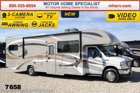 /TX 5/1/14 &lt;a href=&quot;http://www.mhsrv.com/thor-motor-coach/&quot;&gt;&lt;img src=&quot;http://www.mhsrv.com/images/sold-thor.jpg&quot; width=&quot;383&quot; height=&quot;141&quot; border=&quot;0&quot;/&gt;&lt;/a&gt; 2014 CLOSEOUT! Receive a $1,000 VISA Gift Card with purchase from Motor Home Specialist while supplies last!  &lt;object width=&quot;400&quot; height=&quot;300&quot;&gt;&lt;param name=&quot;movie&quot; value=&quot;//www.youtube.com/v/zb5_686Rceo?version=3&amp;amp;hl=en_US&quot;&gt;&lt;/param&gt;&lt;param name=&quot;allowFullScreen&quot; value=&quot;true&quot;&gt;&lt;/param&gt;&lt;param name=&quot;allowscriptaccess&quot; value=&quot;always&quot;&gt;&lt;/param&gt;&lt;embed src=&quot;//www.youtube.com/v/zb5_686Rceo?version=3&amp;amp;hl=en_US&quot; type=&quot;application/x-shockwave-flash&quot; width=&quot;400&quot; height=&quot;300&quot; allowscriptaccess=&quot;always&quot; allowfullscreen=&quot;true&quot;&gt;&lt;/embed&gt;&lt;/object&gt; For Lowest Price &amp; Largest Selection Visit the #1 Volume Selling Dealer in the World at MHSRV .com or Call 800-335-6054. MSRP $105,946. New 2014 Thor Motor Coach Four Winds Class C RV. Model 31F with Ford E-450 chassis, Ford Triton V-10 engine and measures approximately 32 feet 7 inches in length.  The Four Winds 31F features the Premier Package which includes solid surface kitchen countertop with pressed dinette top, roller shades, power charging center for electronics, enclosed area for sewer tank valves, water filter system, LED ceiling lights, black tank flush, 30 inch over the range microwave and exterior speakers. Additional optional equipment includes the HD-Max colored sidewall exterior, bedroom LED TV with DVD player, exterior entertainment center, leatherette sofa, dual child safety tether, (2) 12V attic fan, upgraded 15.0 BTU A/C, exterior shower, second auxiliary battery, spare tire, hydraulic leveling jacks, heated exterior mirrors with integrated side view cameras, power driver&#39;s chair, cockpit carpet mat, wood dash appliqu&#233; as well as leatherette driver and passenger captain&#39;s chairs. The Four Winds 31F Class C RV has an incredible list of standard features including power windows and locks, large cab over TV with DVD player, 3 burner high output range top with oven, gas/electric water heater, holding tanks with heat pads, auto transfer switch, wheel liners, valve stem extenders, keyless entry, automatic electric patio awning, back-up monitor, double door refrigerator, roof ladder, 4000 Onan Micro Quiet generator, full extension drawer glides, designer bedspread &amp; pillow shams and much more. For additional photos, details, videos &amp; SALE PRICE please visit Motor Home Specialist, the #1 Volume Selling Dealer in the World, at MHSRV .com or Call 800-335-6054. At Motor Home Specialist we DO NOT charge any prep or orientation fees like you will find at other dealerships. All sale prices include a 200 point inspection, interior &amp; exterior wash &amp; detail of vehicle, a thorough coach orientation with an MHS technician, an RV Starter&#39;s kit, a nights stay in our delivery park featuring landscaped and covered pads with full hook-ups and much more! Read From Thousands of Testimonials at MHSRV .com and See What They Had to Say About Their Experience at Motor Home Specialist. WHY PAY MORE?...... WHY SETTLE FOR LESS?