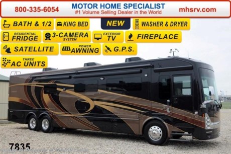 /TX 5/1/14 &lt;a href=&quot;http://www.mhsrv.com/thor-motor-coach/&quot;&gt;&lt;img src=&quot;http://www.mhsrv.com/images/sold-thor.jpg&quot; width=&quot;383&quot; height=&quot;141&quot; border=&quot;0&quot;/&gt;&lt;/a&gt; 2014 CLOSEOUT! Receive a $1,000 VISA Gift Card with purchase from Motor Home Specialist while supplies last! Visit MHSRV .com or Call 800-335-6054 for complete details.  MSRP $373,074.  New 2014 Thor Motor Coach Tuscany w/3 Slides including a full wall slide: Model 42WX (Bath &amp; 1/2) - This luxury diesel motor home measures approximately 42 feet 9 inches in length and is highlighted by a Passenger side full wall slide-out room, expandable L-shaped sofa, 46 inch LCD TV, fireplace, king bed, diesel fired Aqua Hot, molded fiberglass roof, residential refrigerator, stack washer/dryer, exterior entertainment center, (3) roof A/C units, 450 HP Cummins diesel engine, Freightliner tag axle chassis with IFS (Independent Front Suspension), ceiling fan, dish washer drawer, second patio awning &amp; much more. Options include a Winegard Traveler HD Satellite &amp; large over head LCD TV. Please visit Motor Home Specialist for a more extensive list of standard equipment, additional photos, videos &amp; more. At Motor Home Specialist we DO NOT charge any prep or orientation fees like you will find at other dealerships. All sale prices include a 200 point inspection, interior &amp; exterior wash &amp; detail of vehicle, a thorough coach orientation with an MHS technician, an RV Starter&#39;s kit, a nights stay in our delivery park featuring landscaped and covered pads with full hook-ups and much more! Read From Thousands of Testimonials at MHSRV .com and See What They Had to Say About Their Experience at Motor Home Specialist. WHY PAY MORE?...... WHY SETTLE FOR LESS?